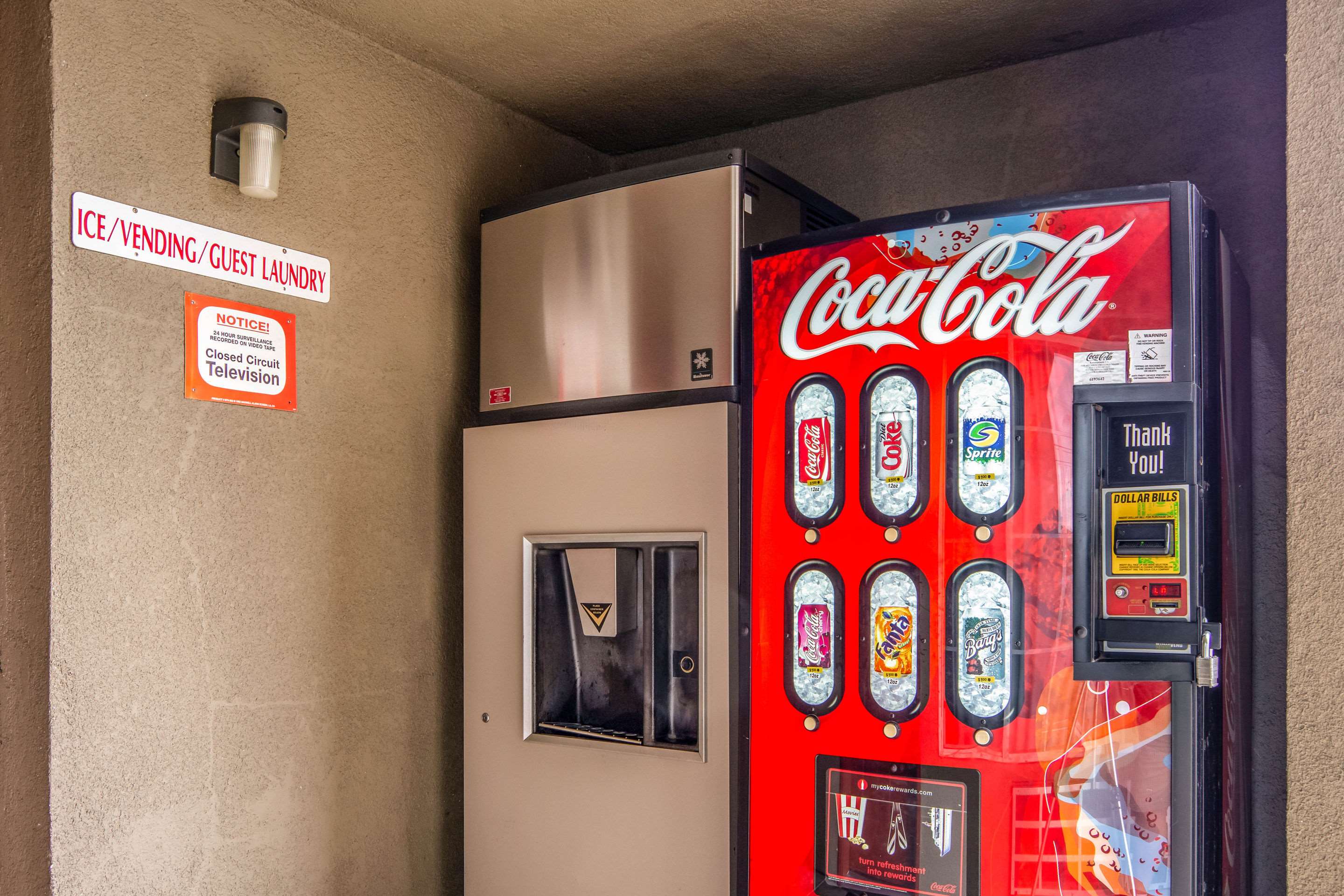 Hotel vending area