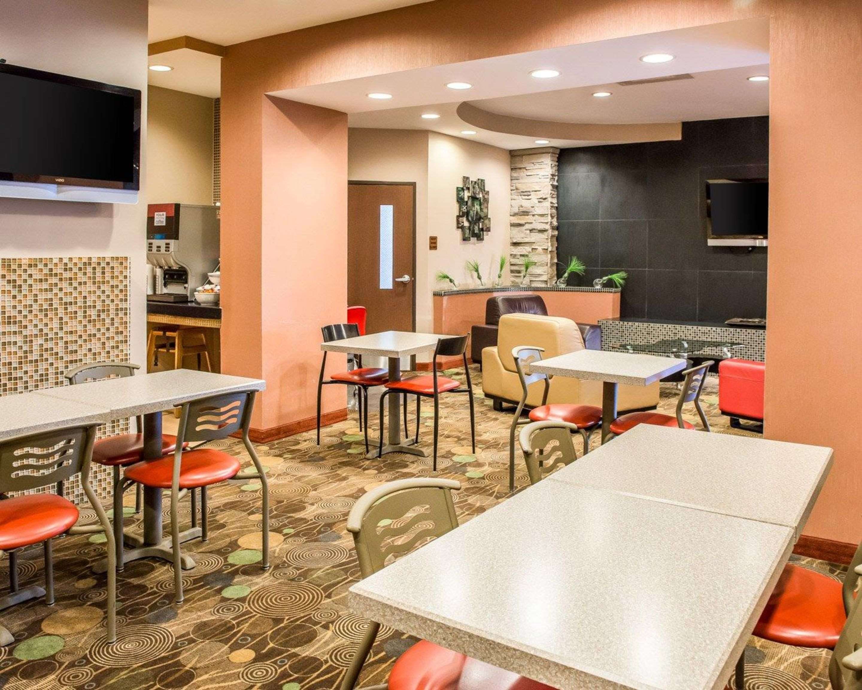 Spacious breakfast area