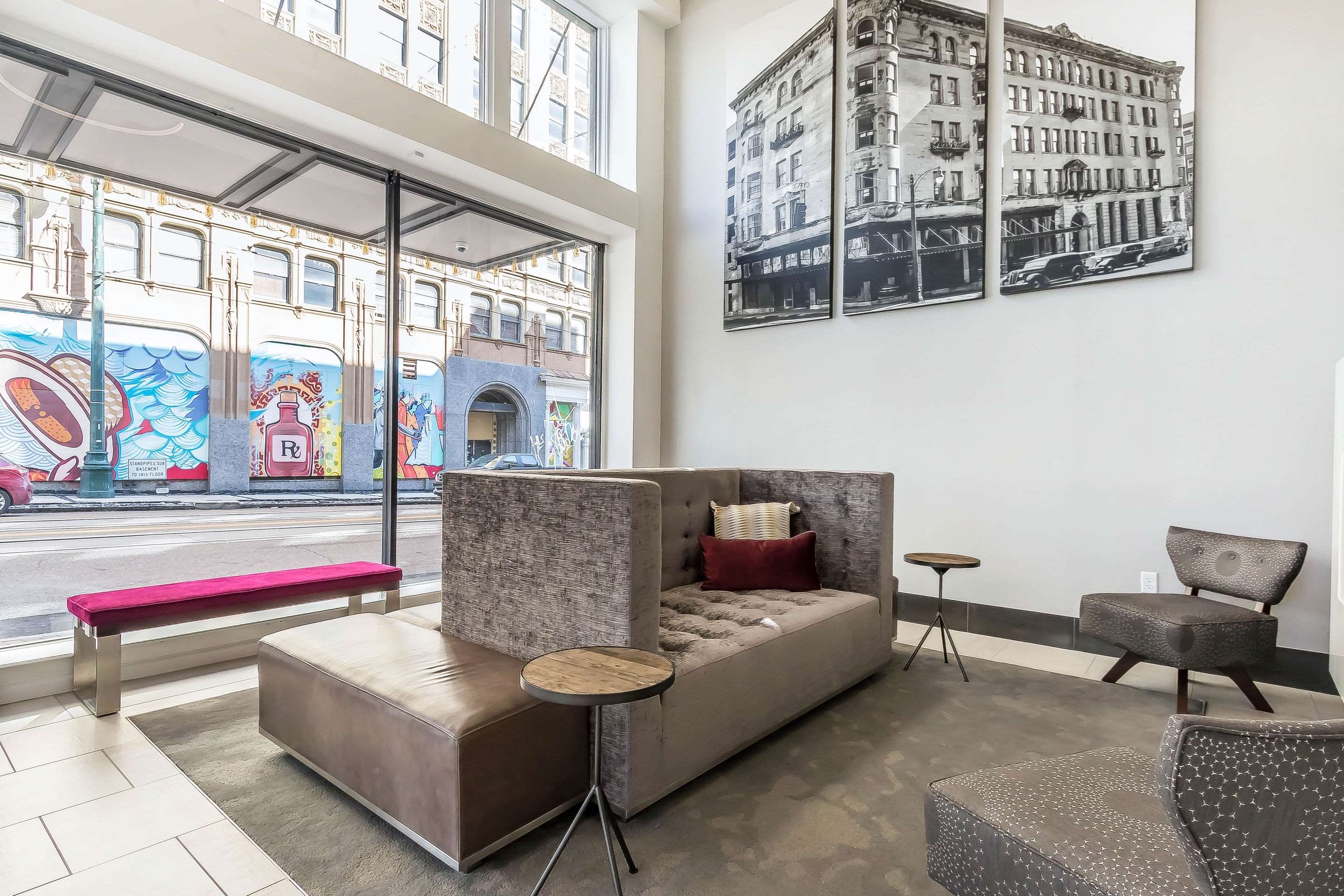 Lobby with sitting area
