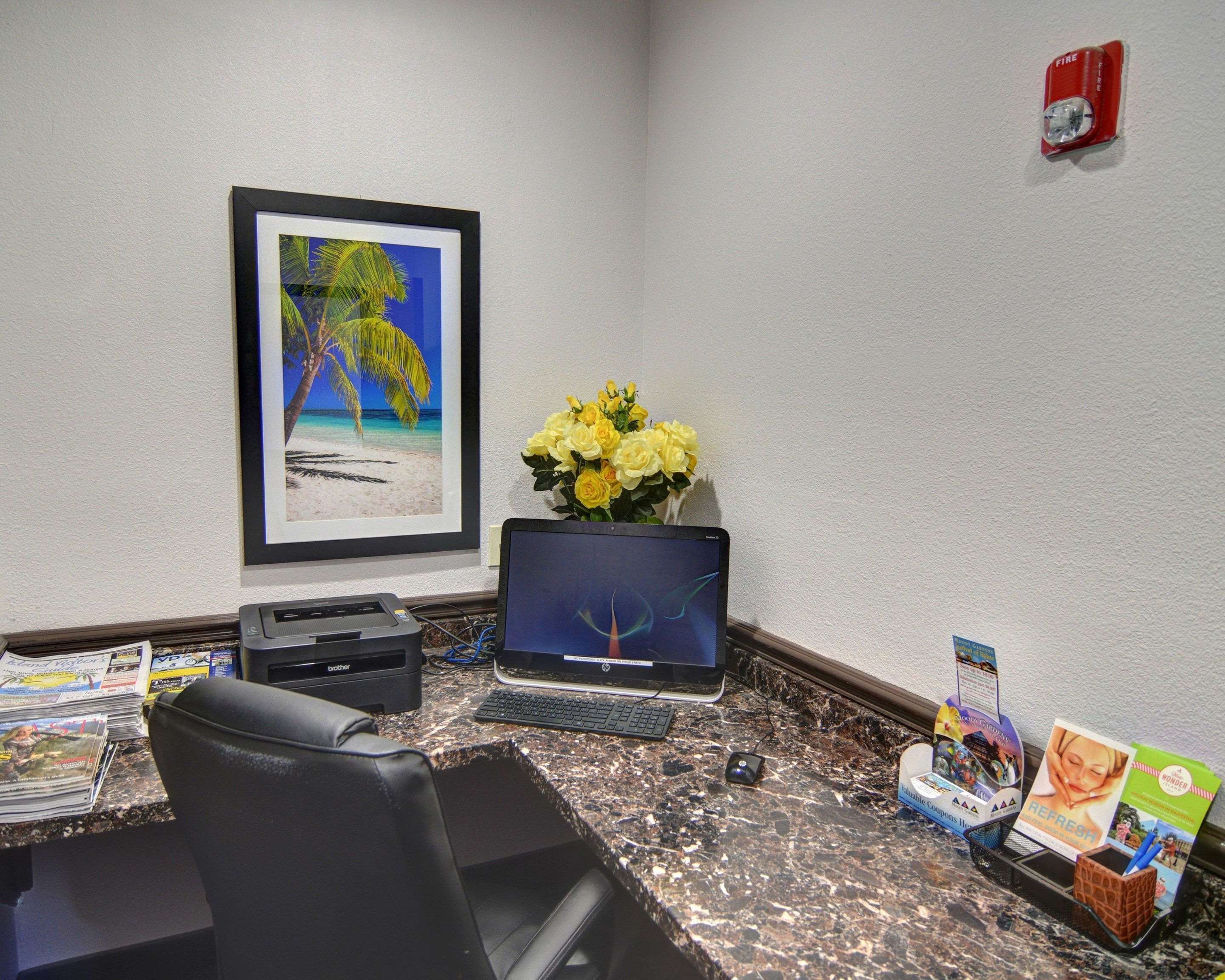 Business center with high-speed Internet access