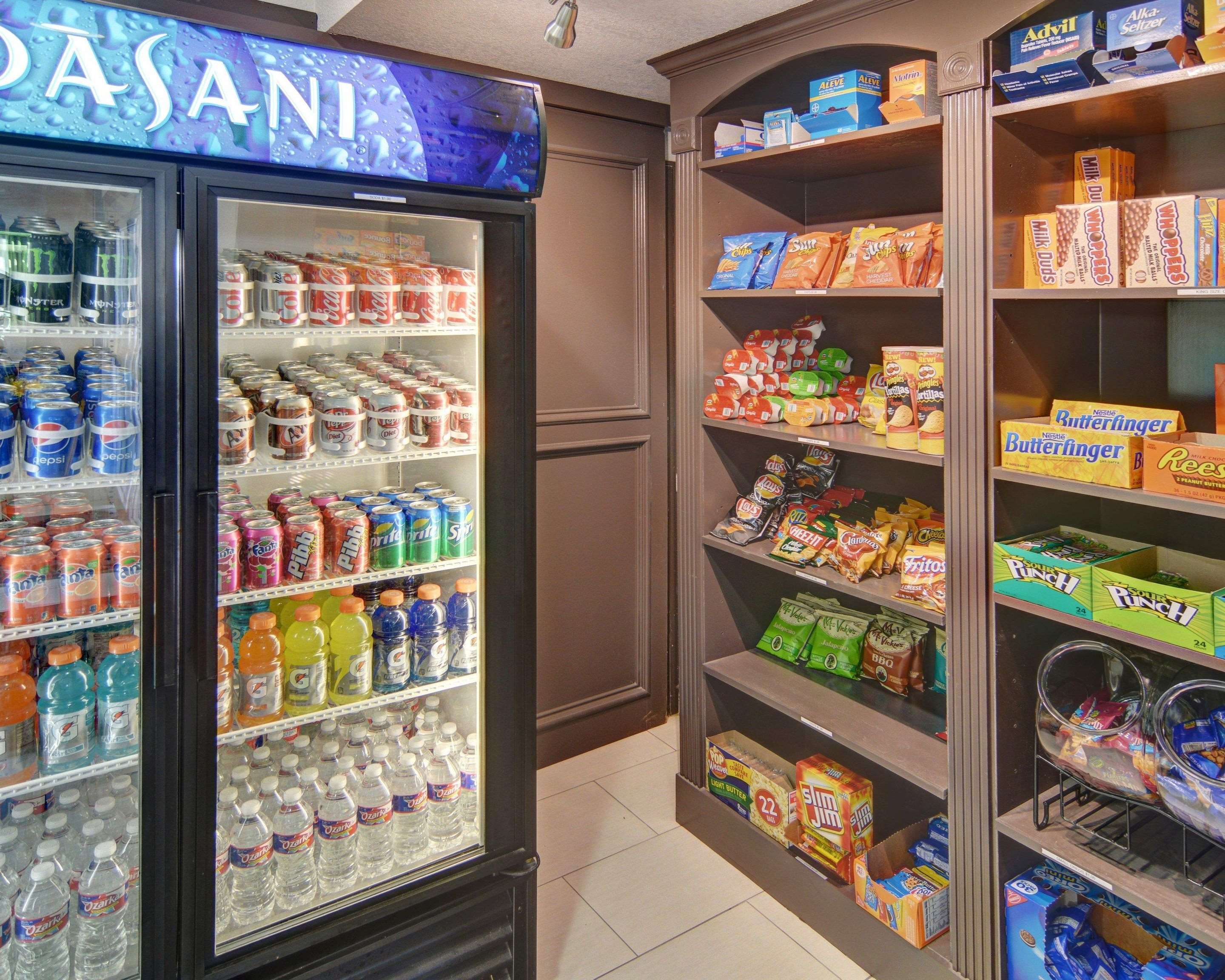 Hotel vending areas