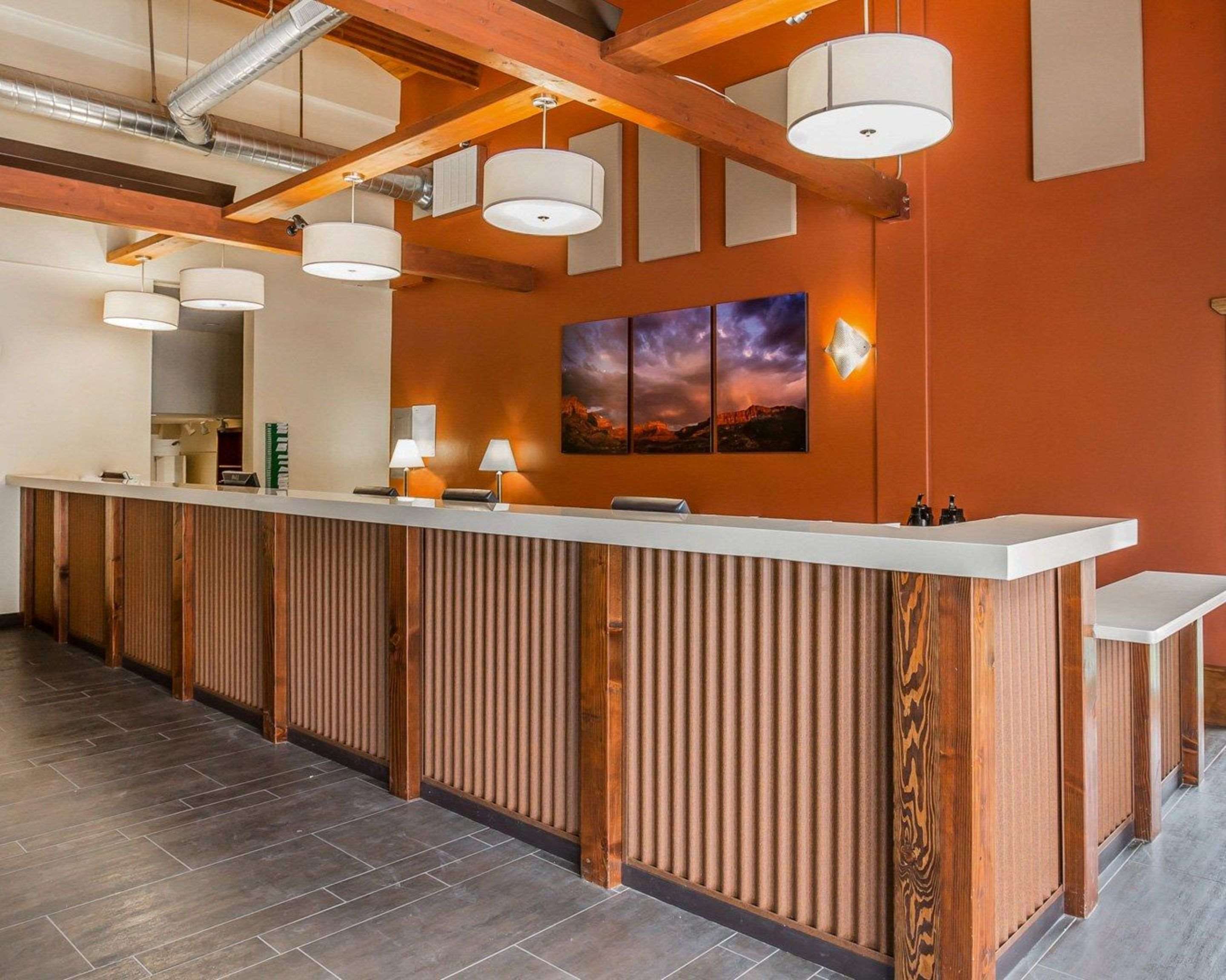 Front desk with friendly staff