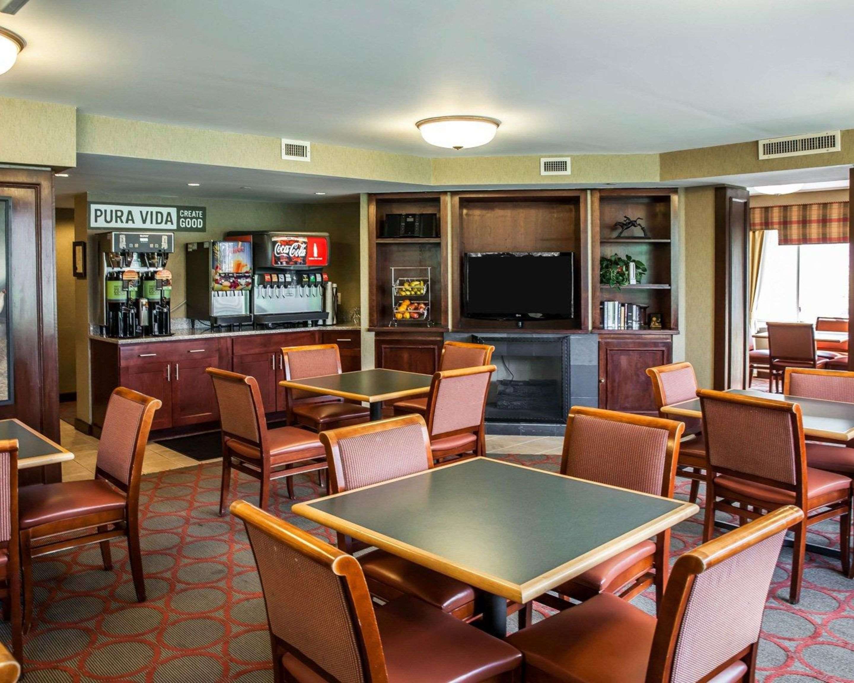 Spacious breakfast area