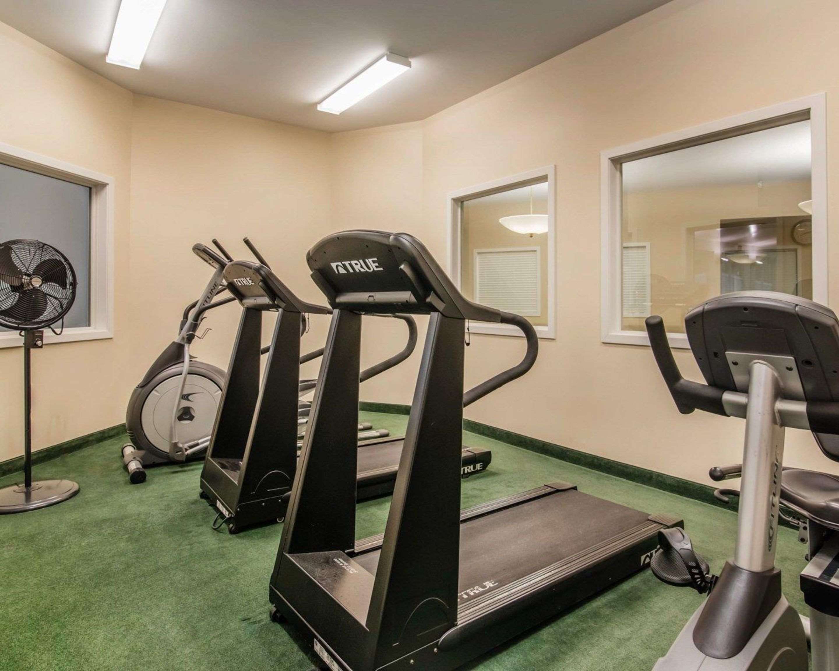 Fitness center with cardio equipment | Quality Inn At Quechee Gorge