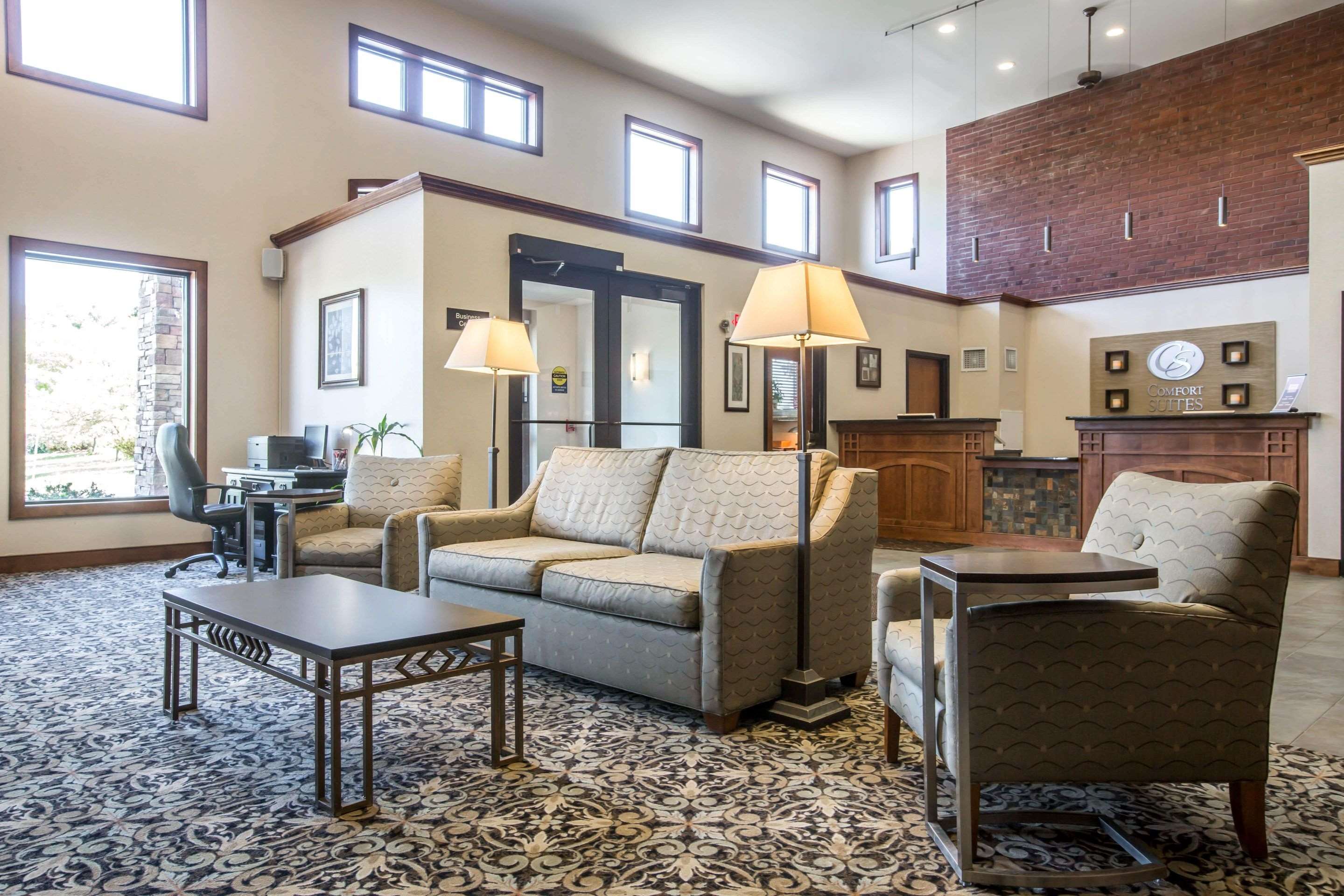Spacious lobby