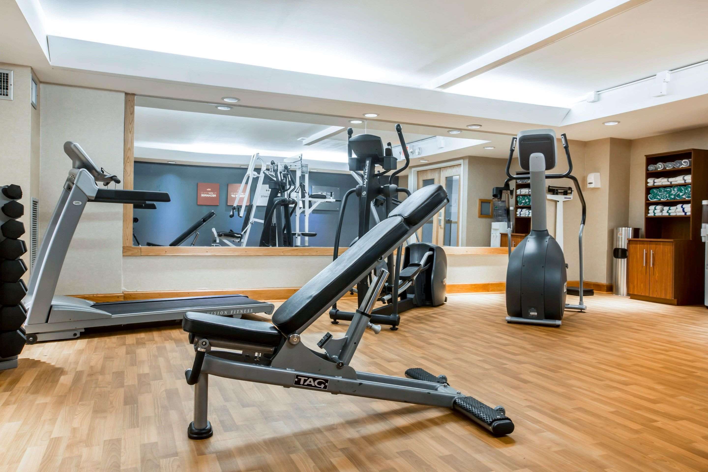 Fitness center with cardio equipment