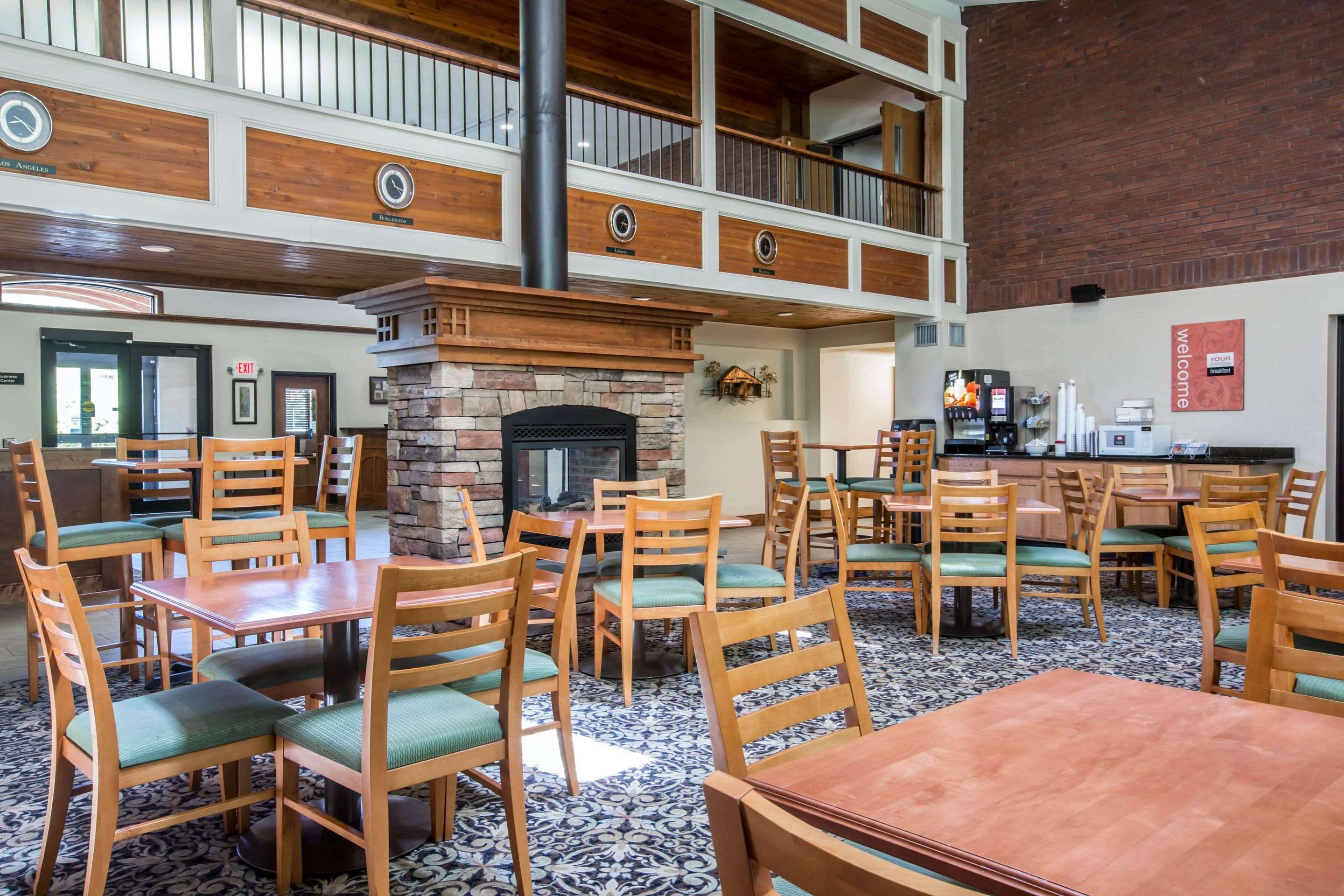 Enjoy breakfast in this spacious area