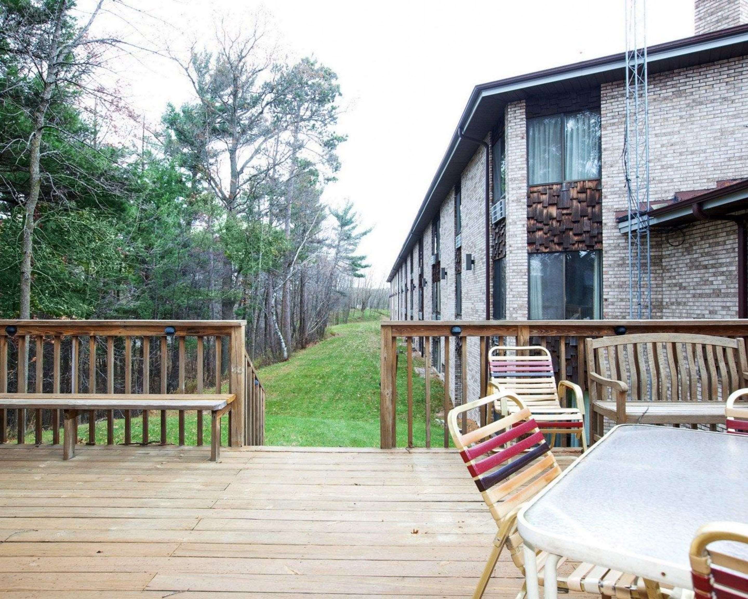 Relaxing patio area