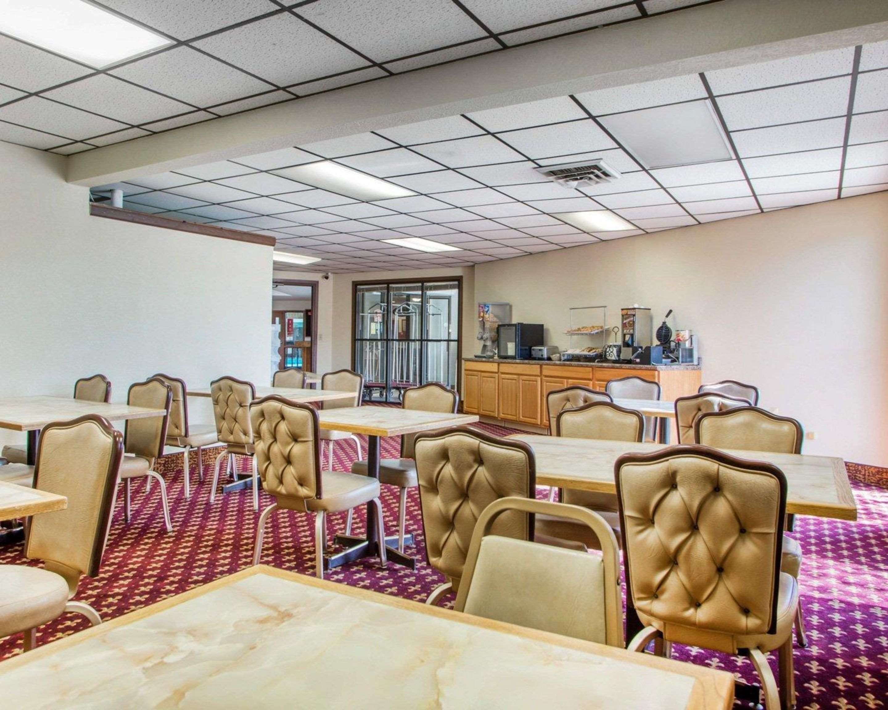 Enjoy breakfast in this seating area
