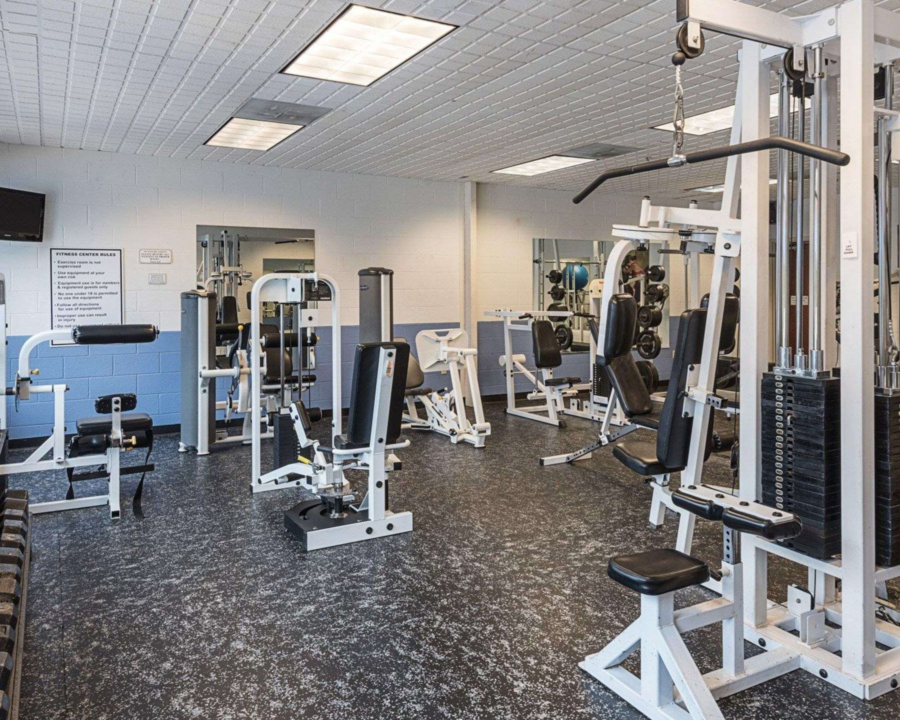 Fitness center with cardio equipment