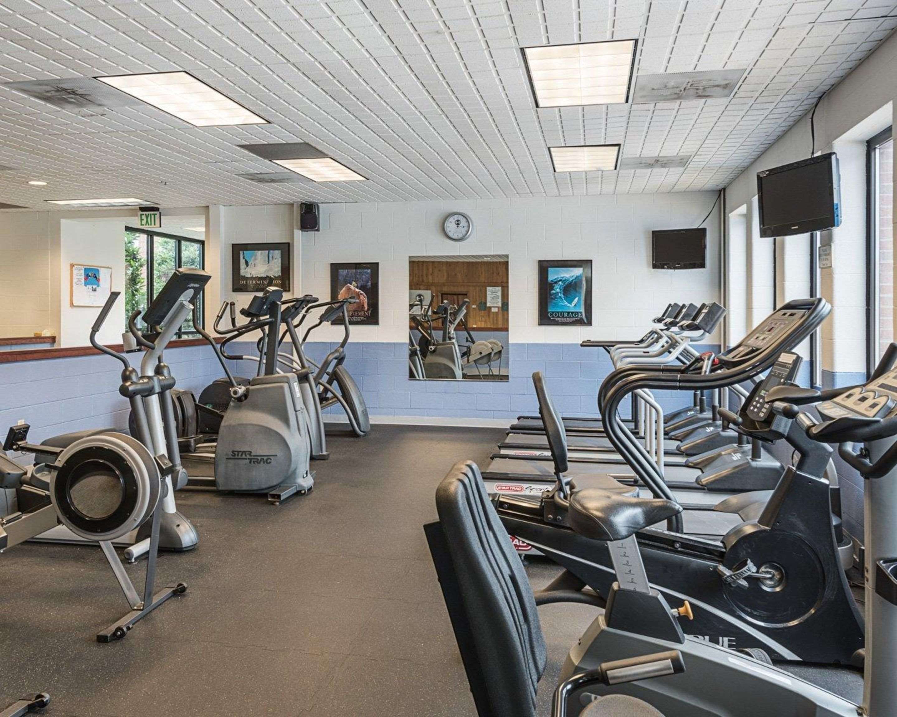 Fitness center with cardio equipment