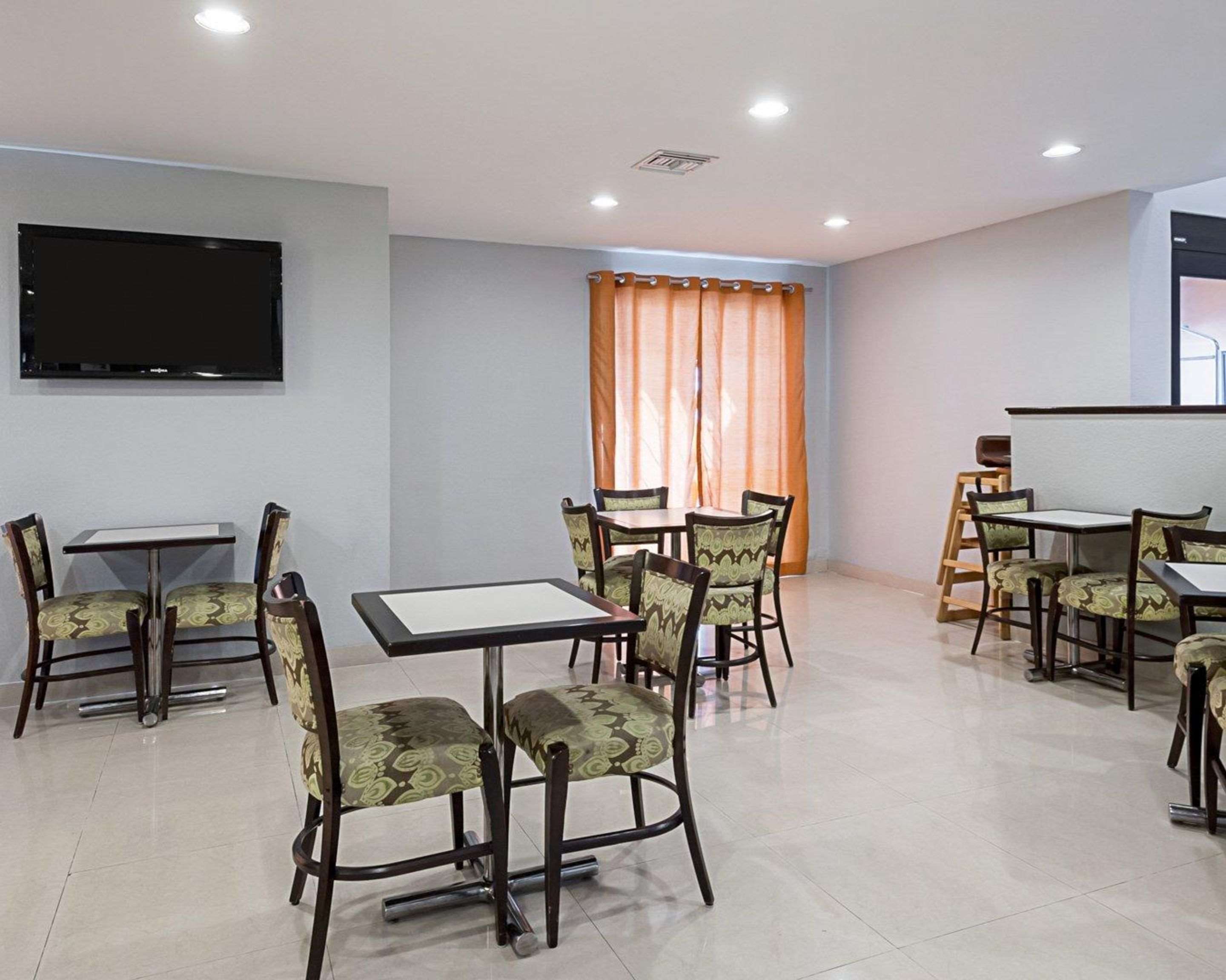 Enjoy breakfast in this seating area