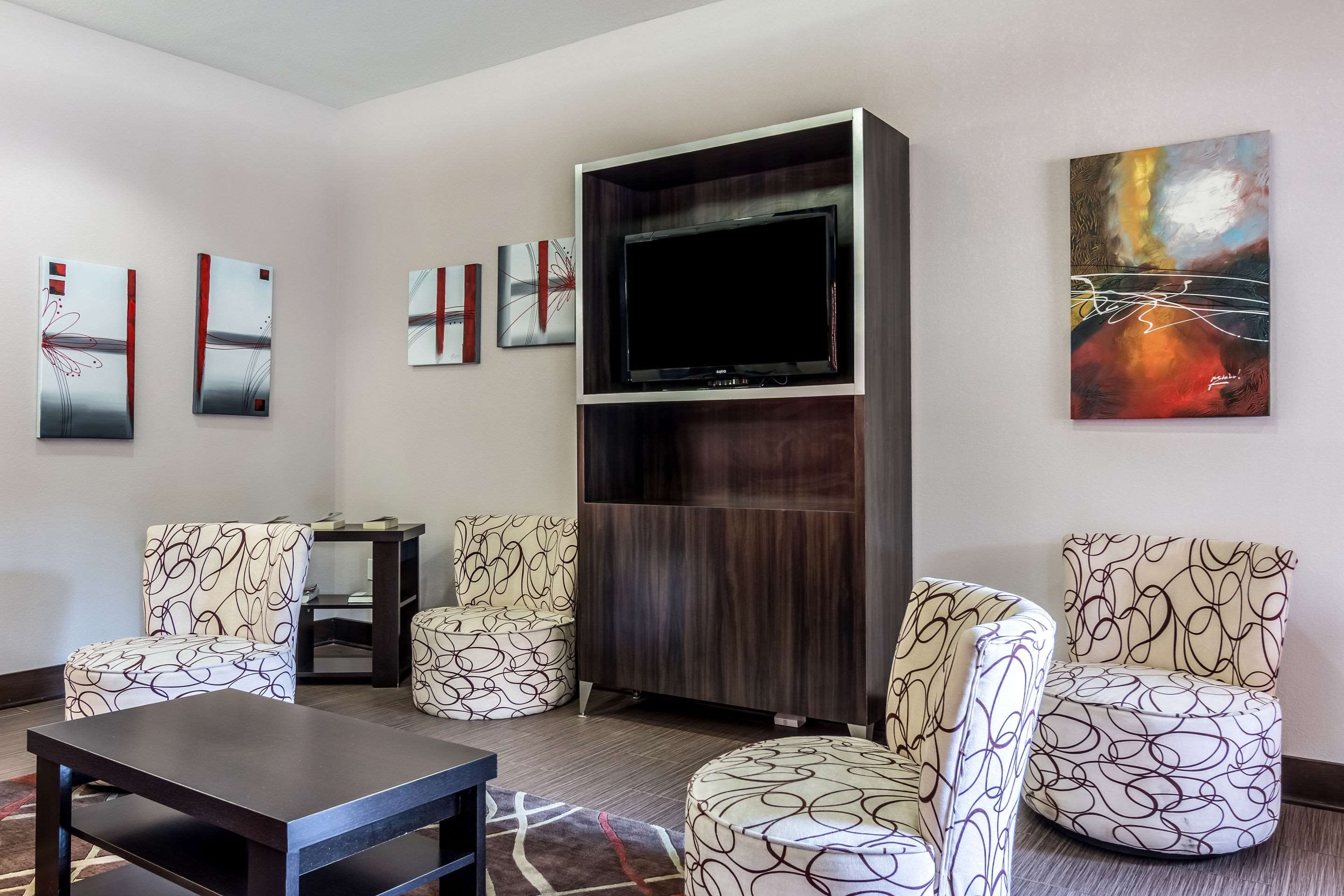 Spacious lobby