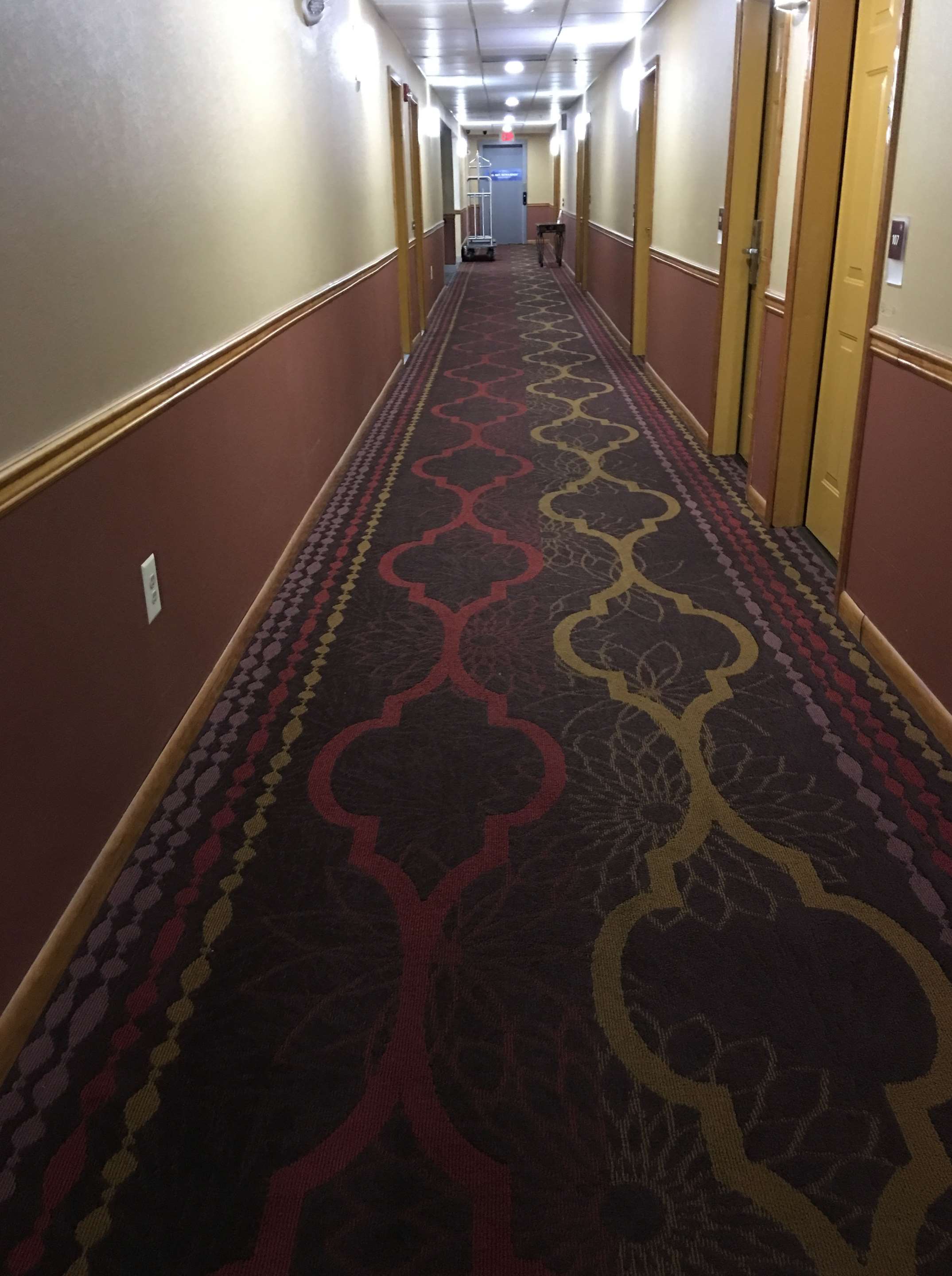 Hallway | Americas Best Value Inn & Suites Clinton Jackson