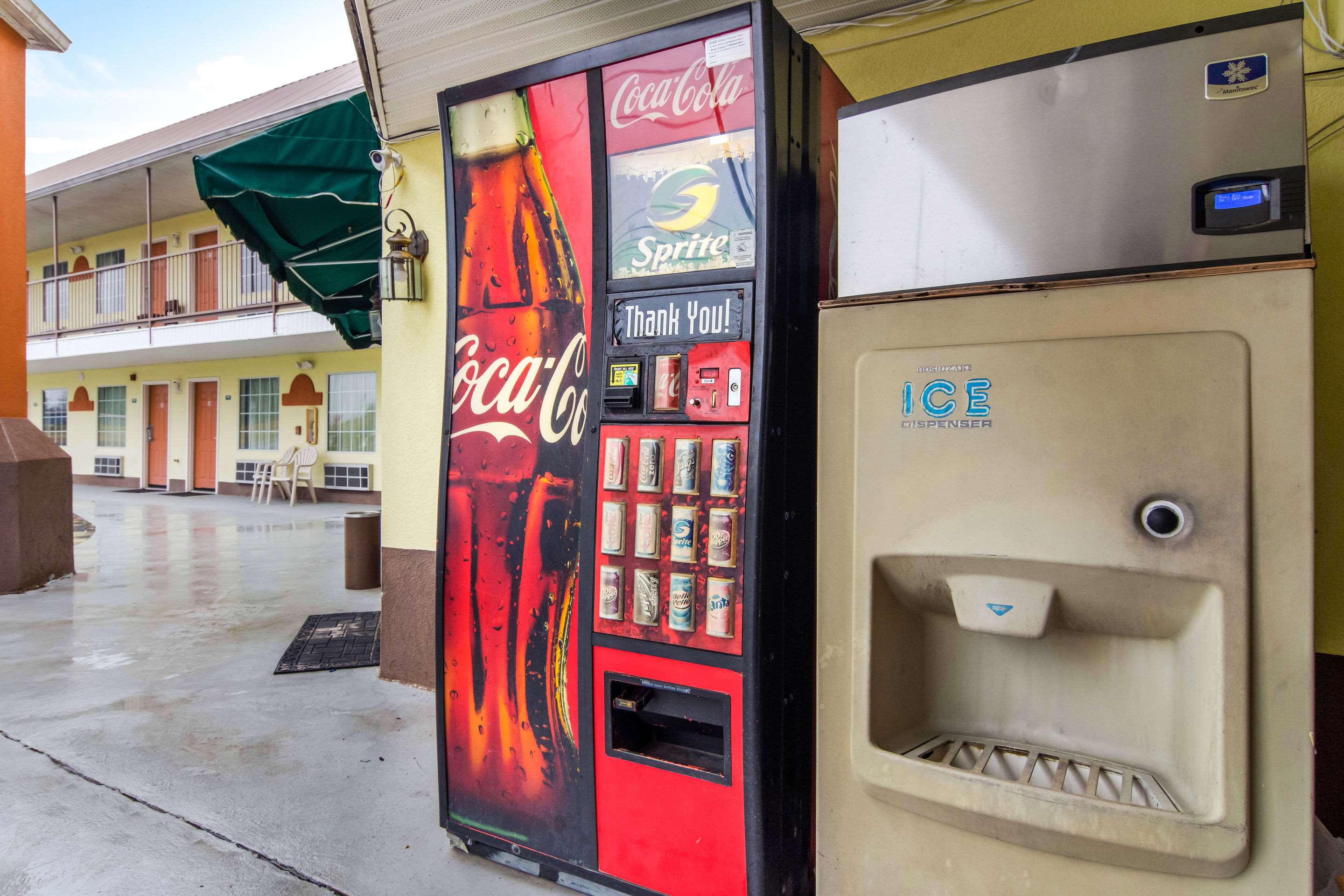 Hotel vending area