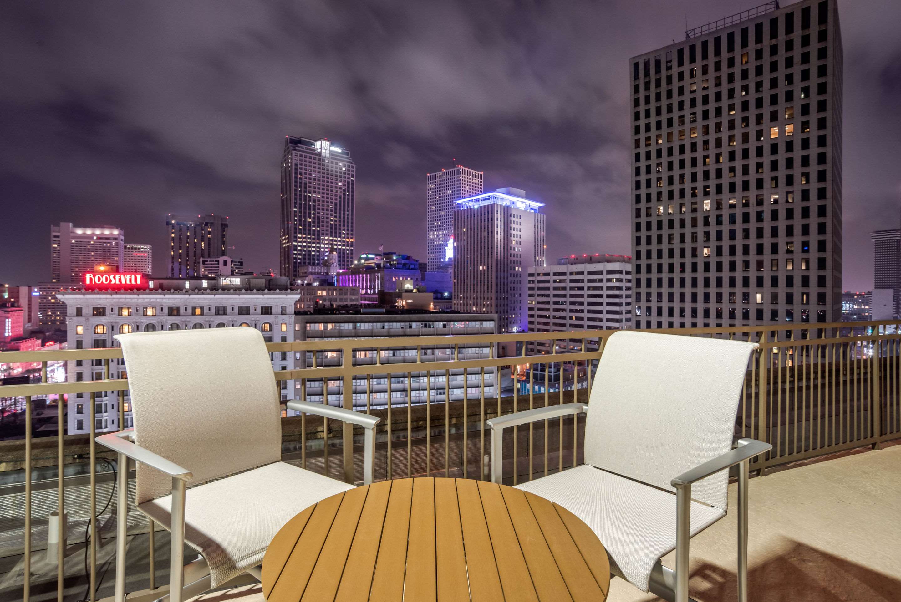 Rooftop patio