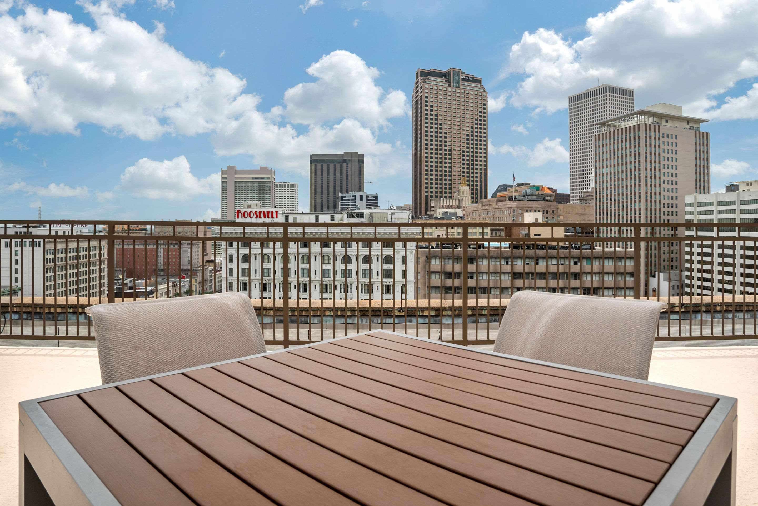 Rooftop patio