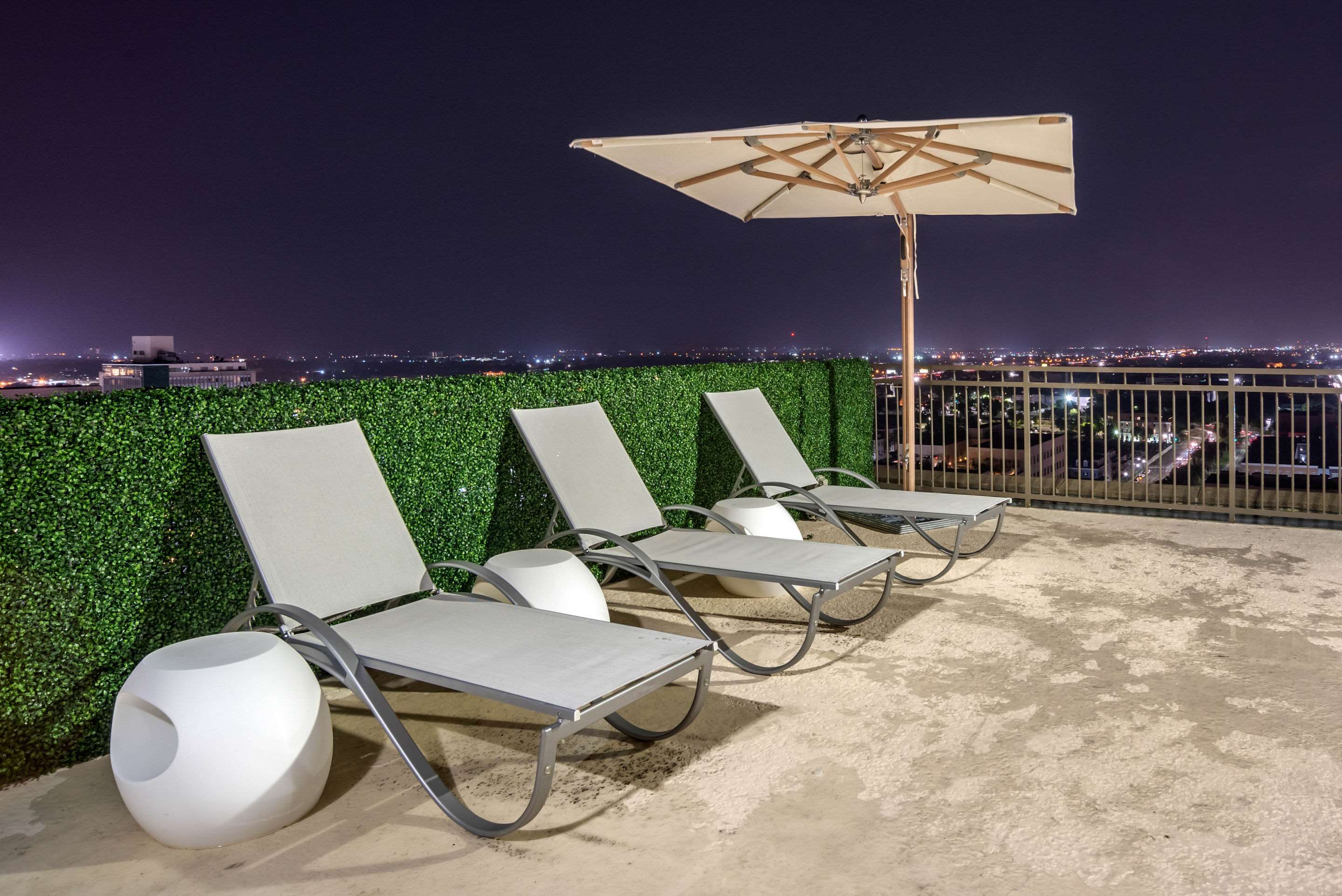 Rooftop patio