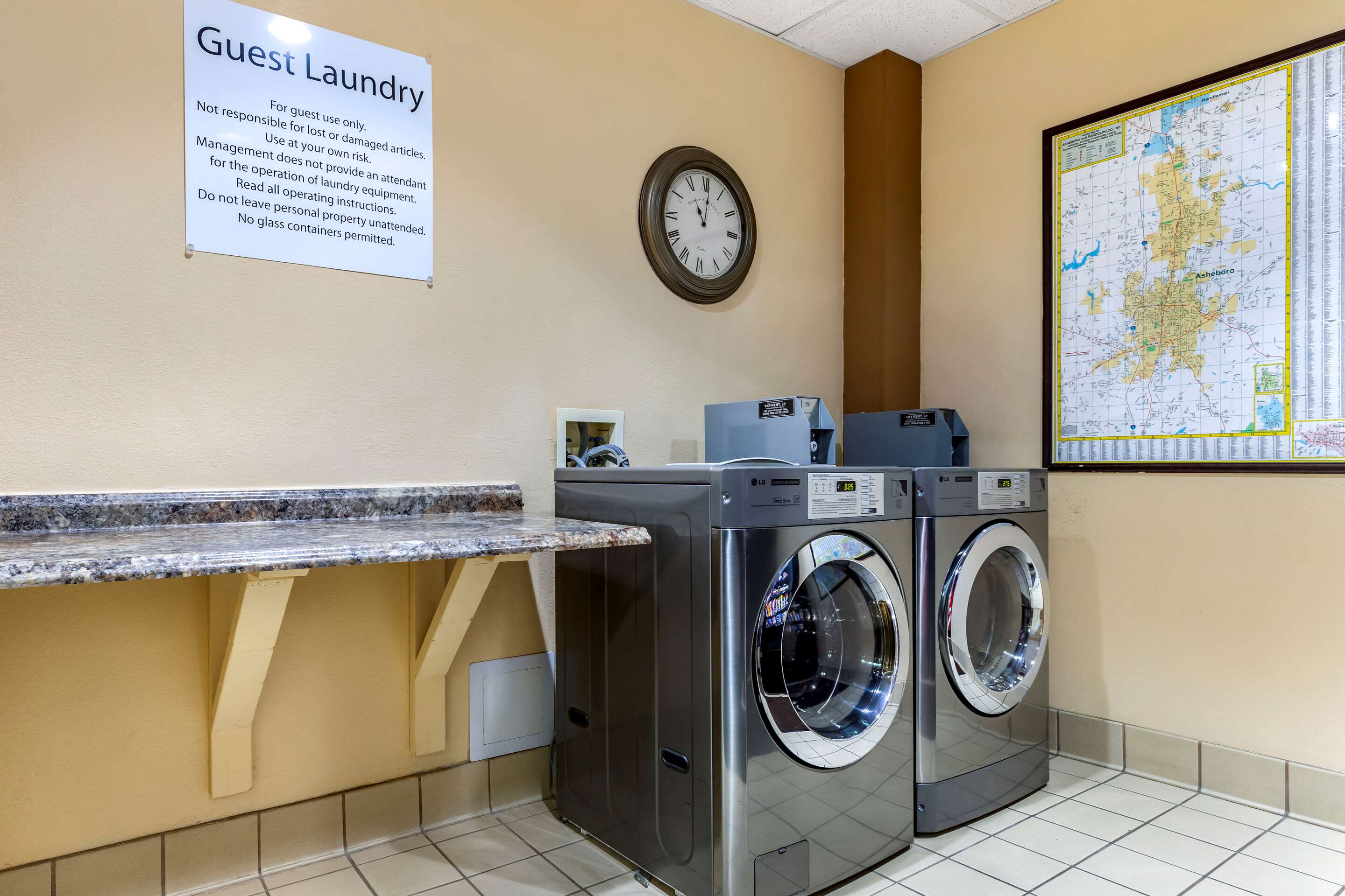 Guest laundry facilities | Comfort Inn & Suites Asheboro East