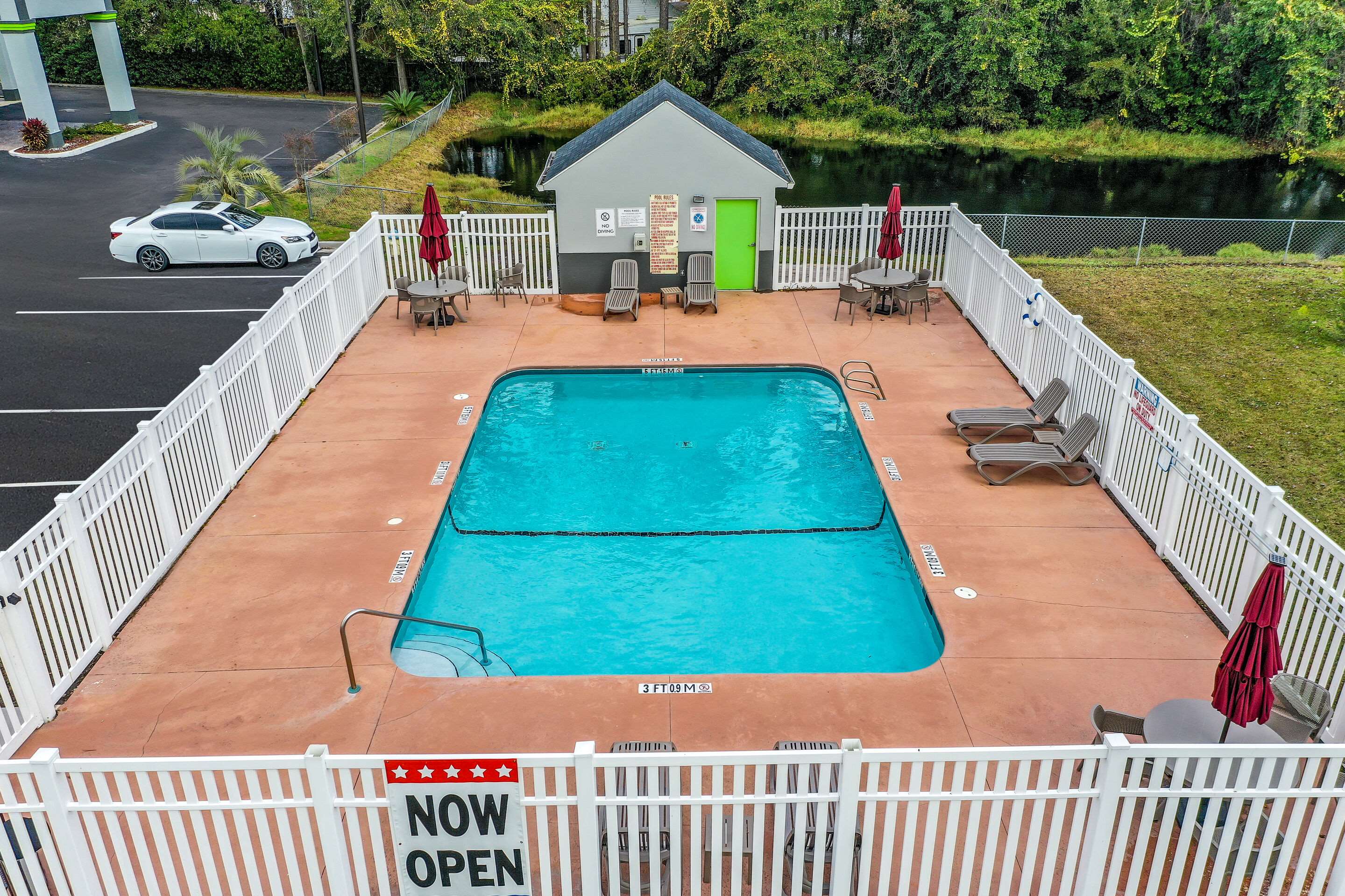 Outdoor pool | Sleep Inn & Suites
