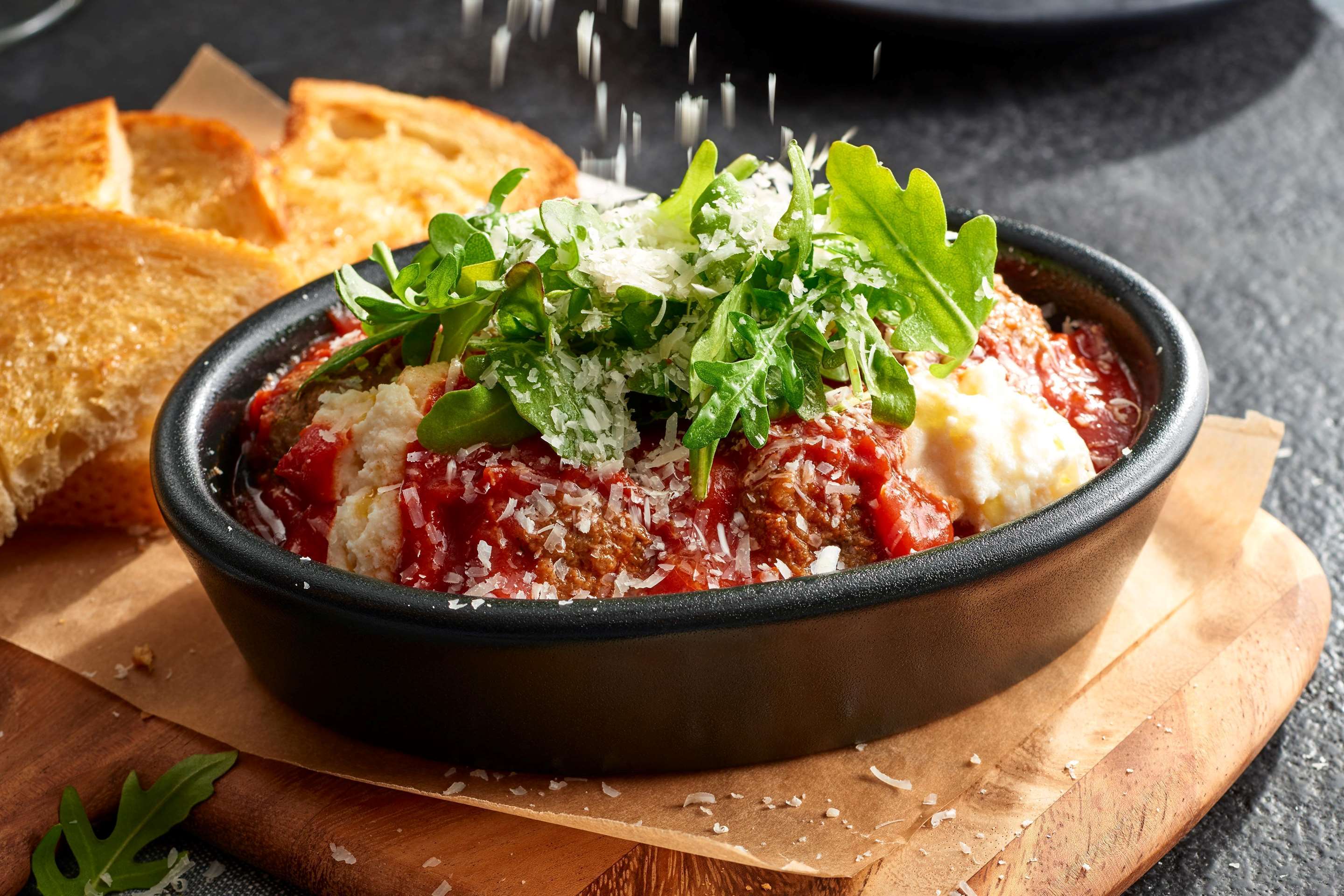 The bistro - skillet meatballs | Sonesta Select Arlington Heights