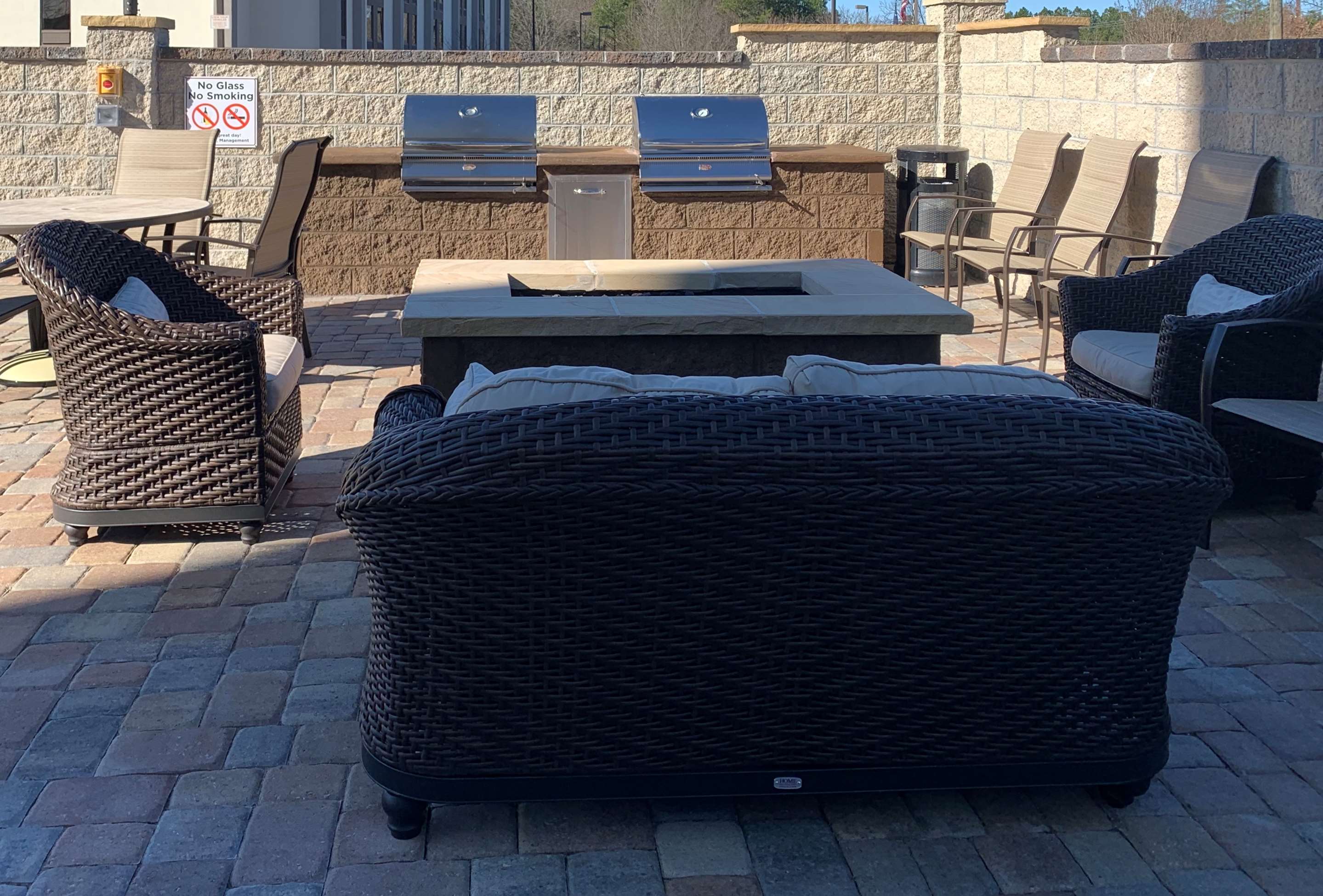 Grill and Fire pit