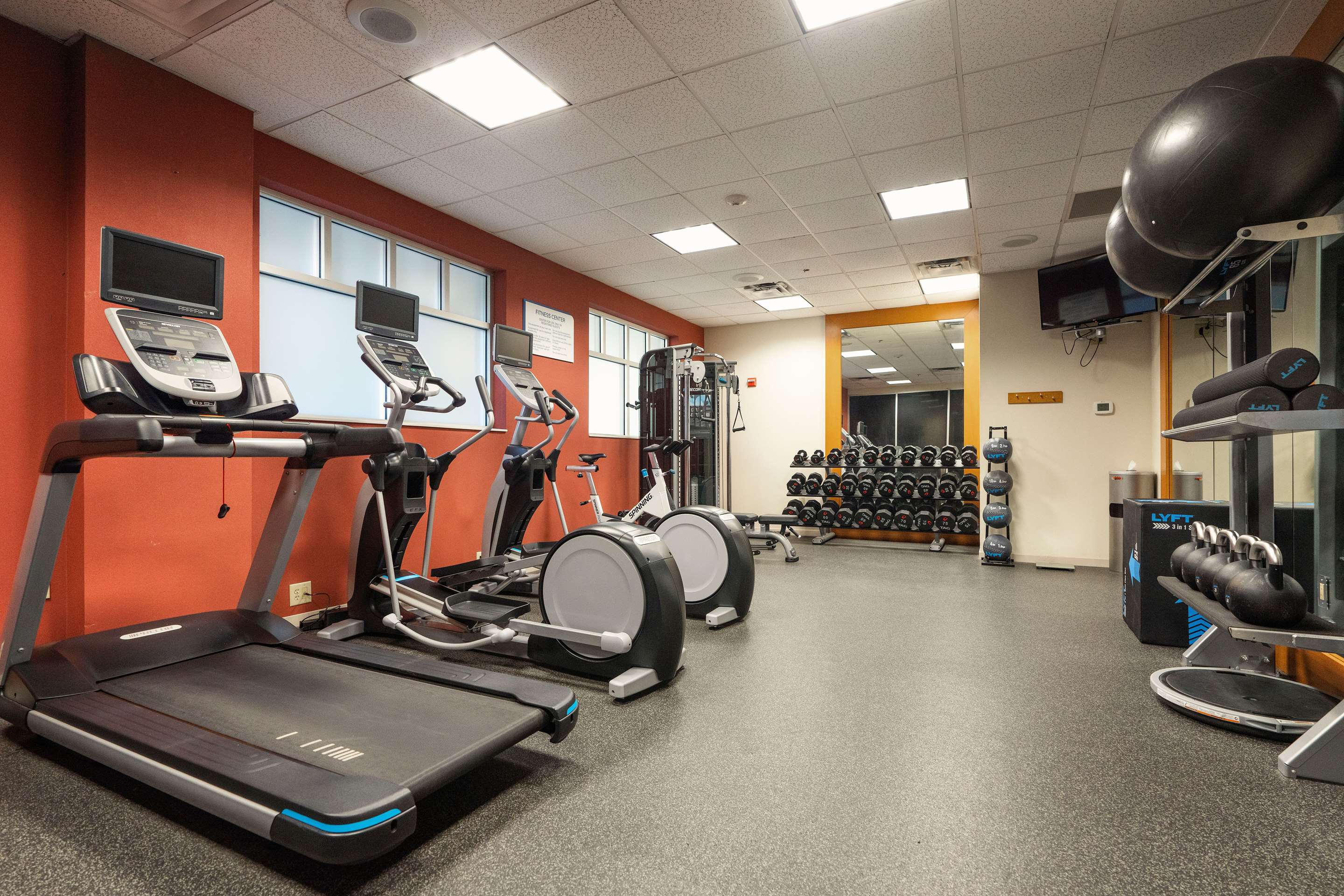Health club fitness center gym