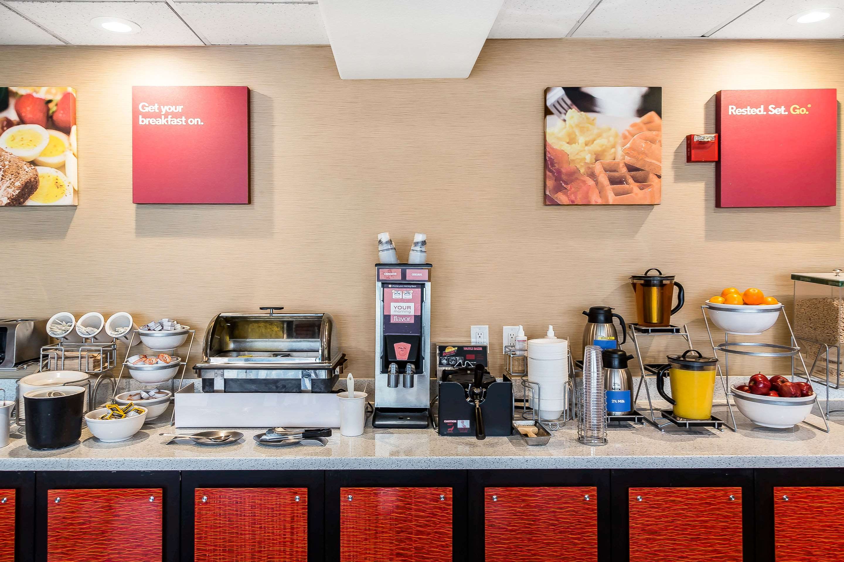 Assorted breakfast items | Comfort Suites San Jose Airport