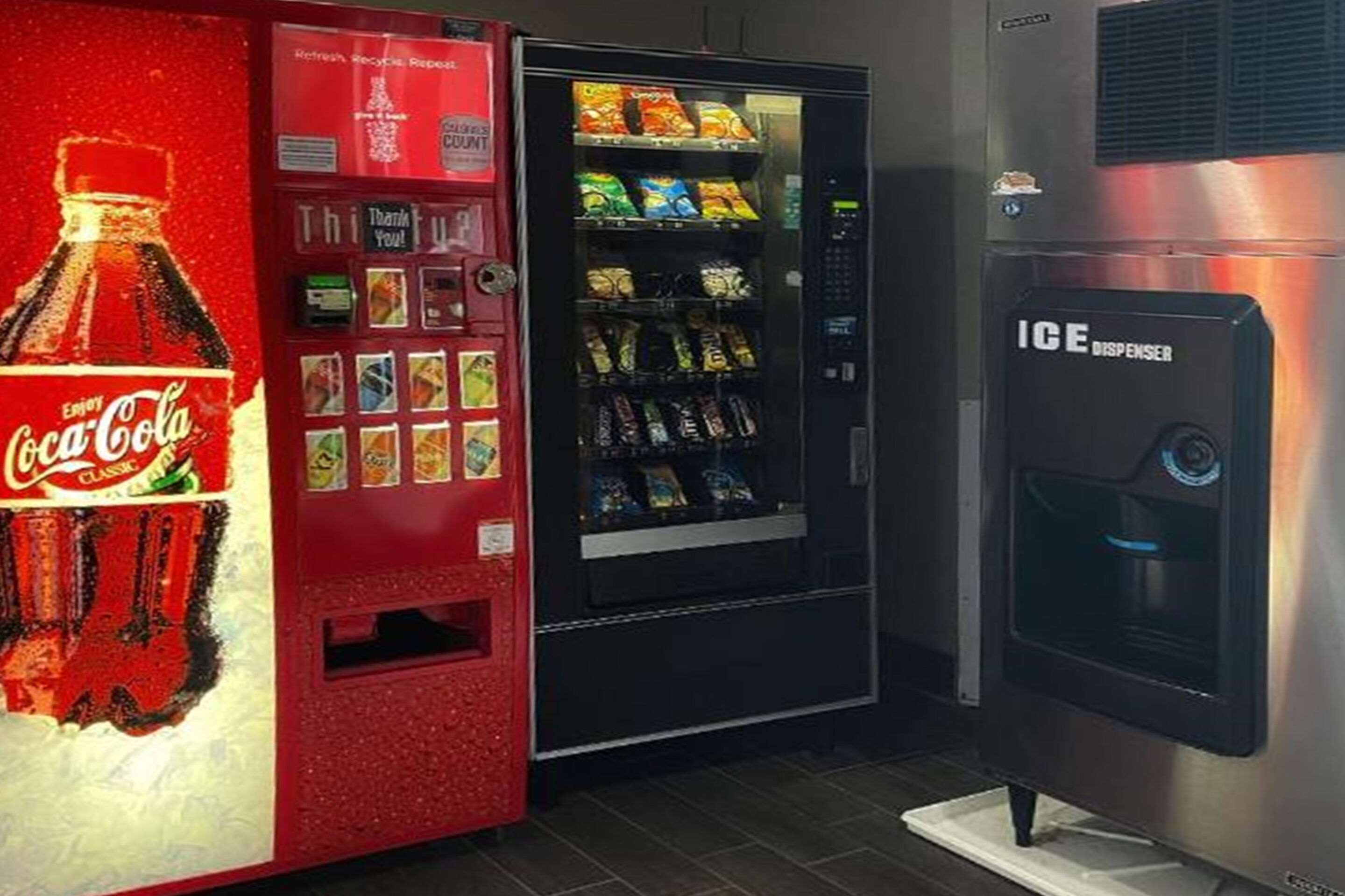 Hotel vending area