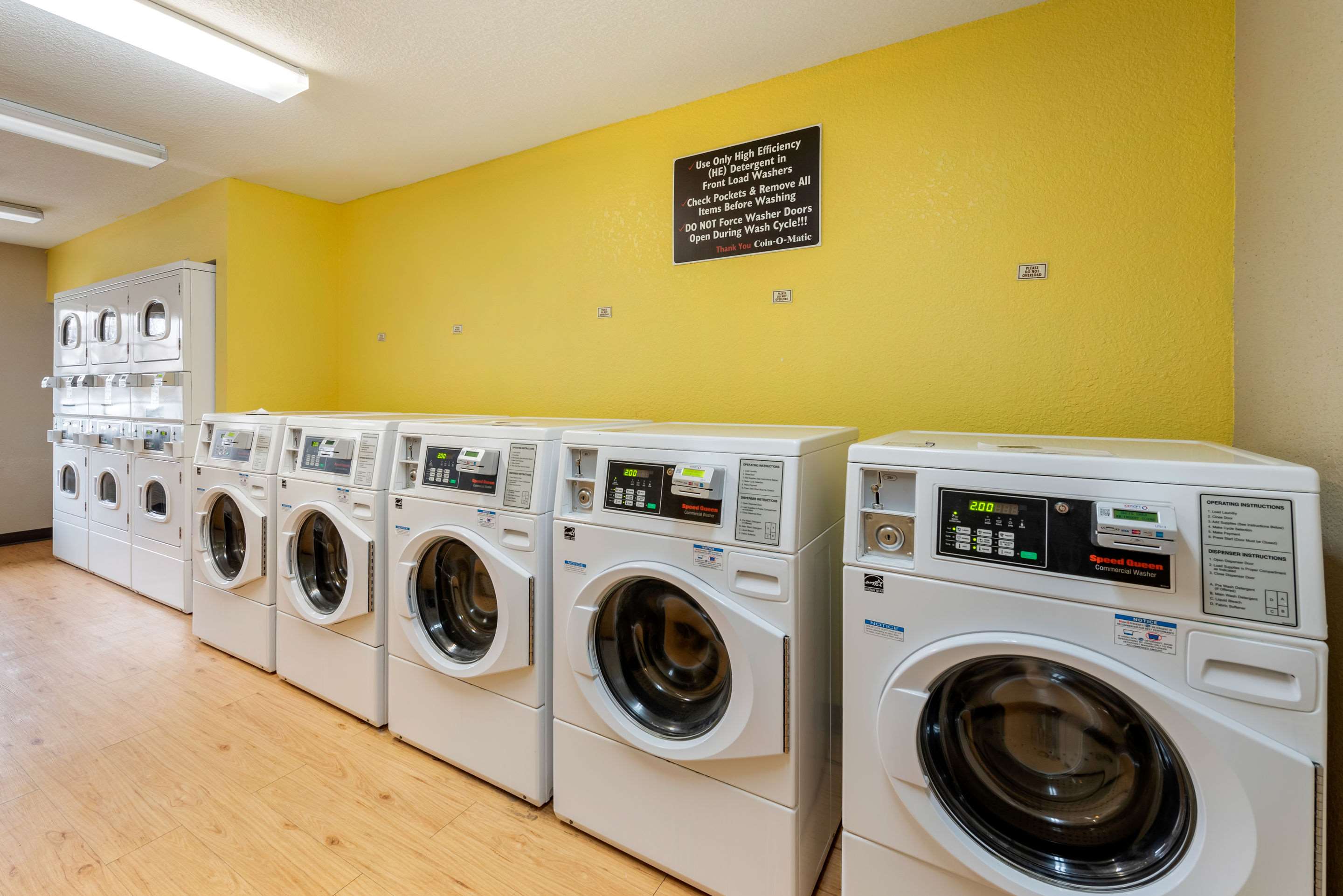 Guest laundry facilities