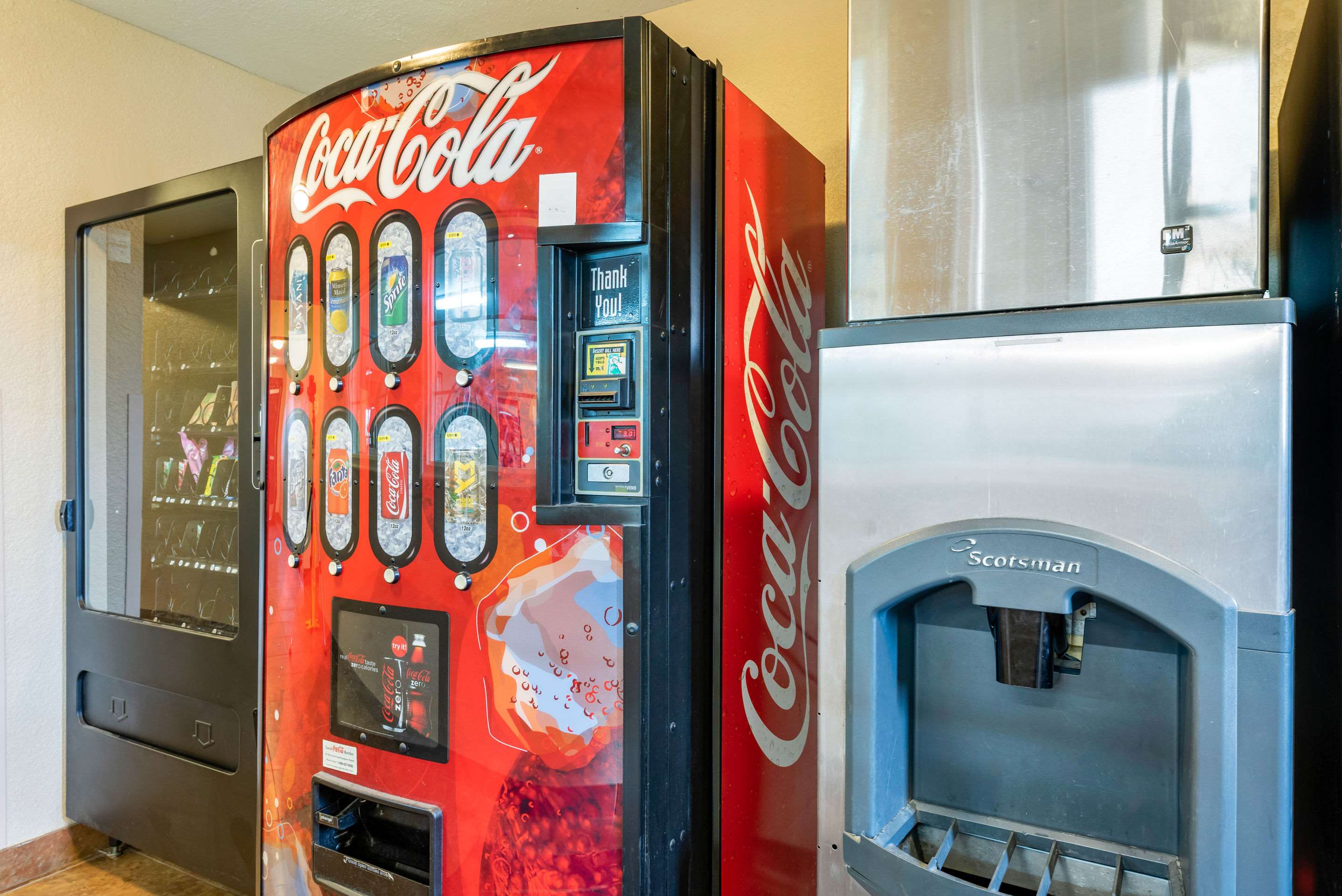 Hotel vending area