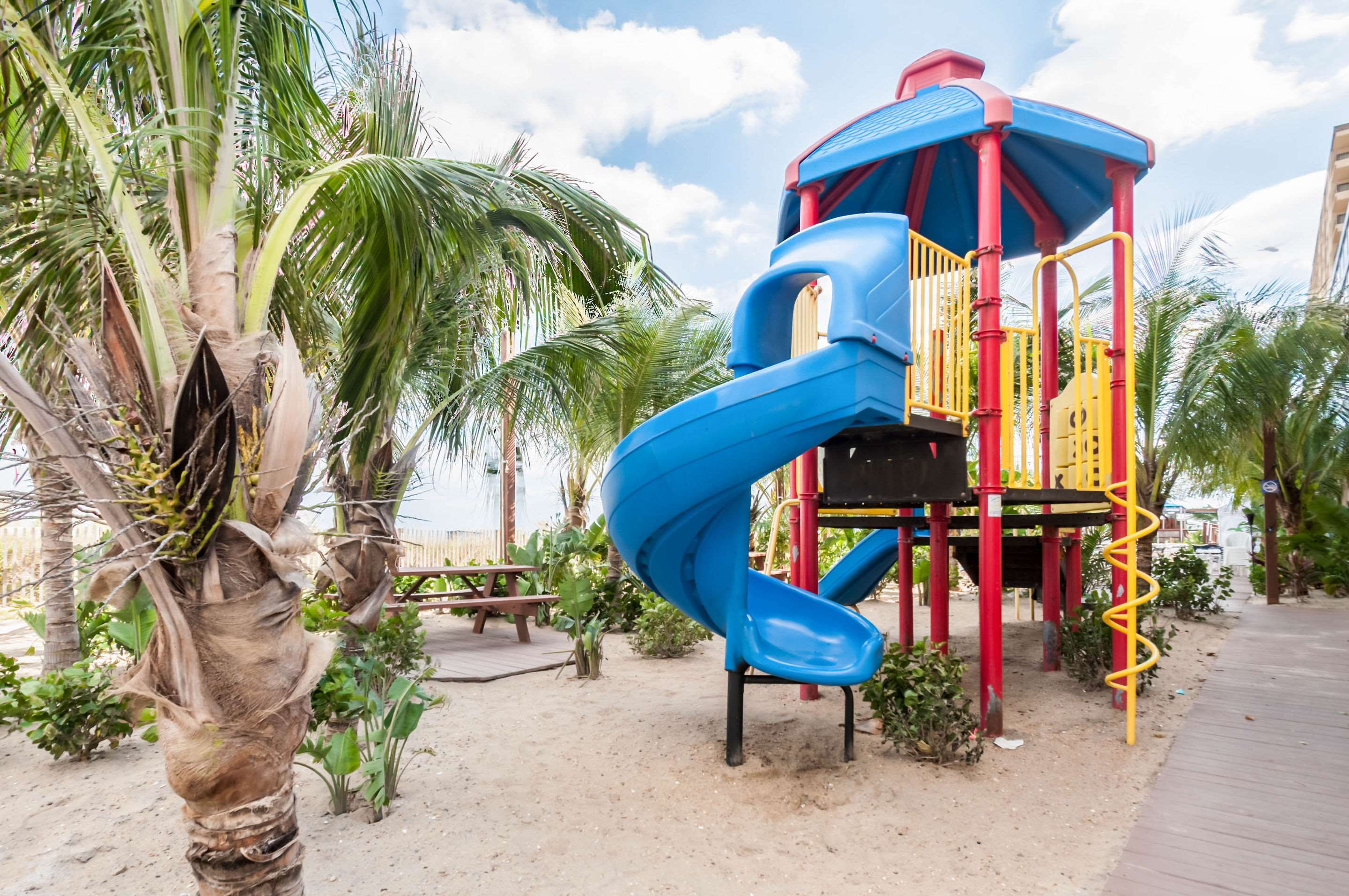 Hotel playground area