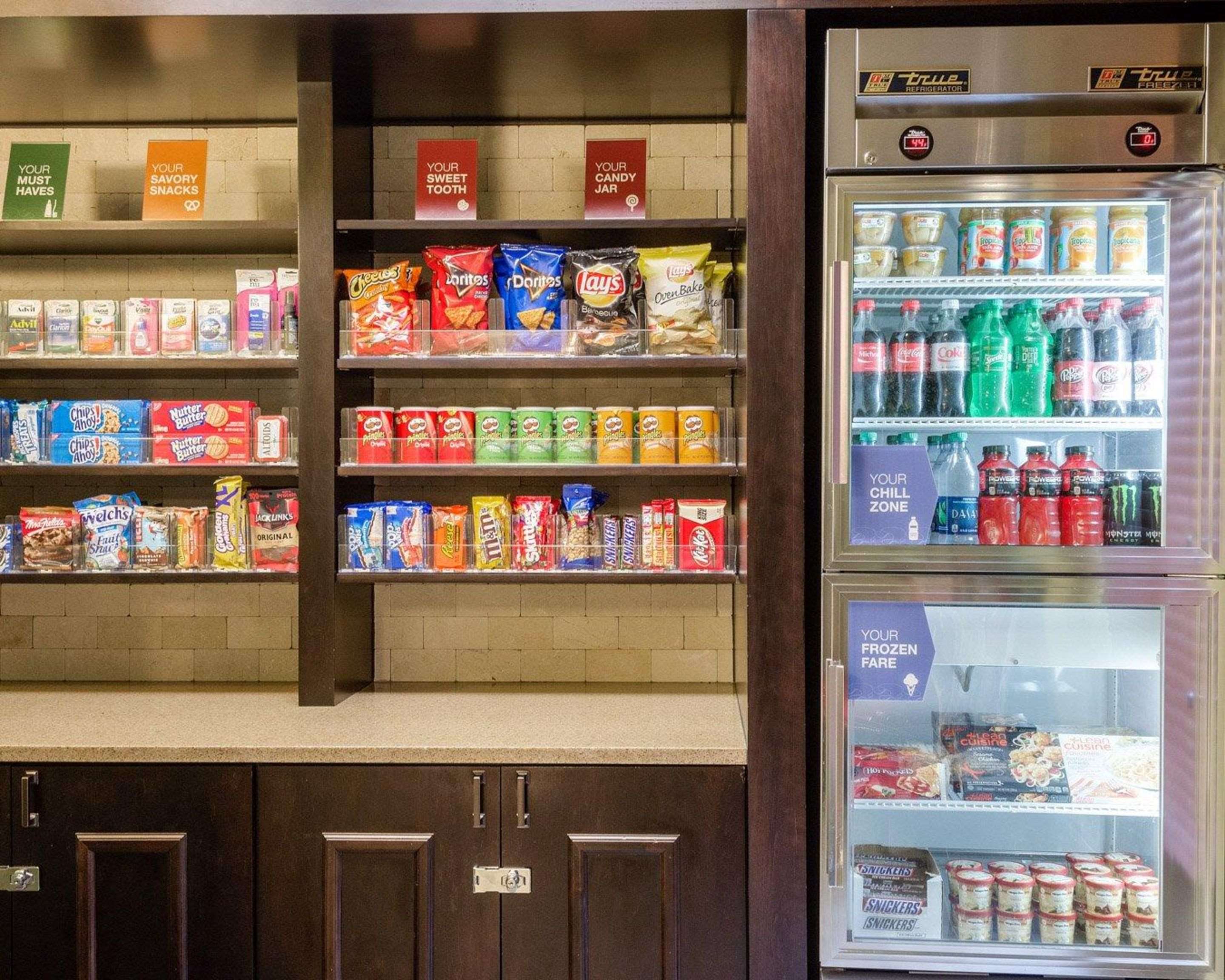 Hotel vending areas