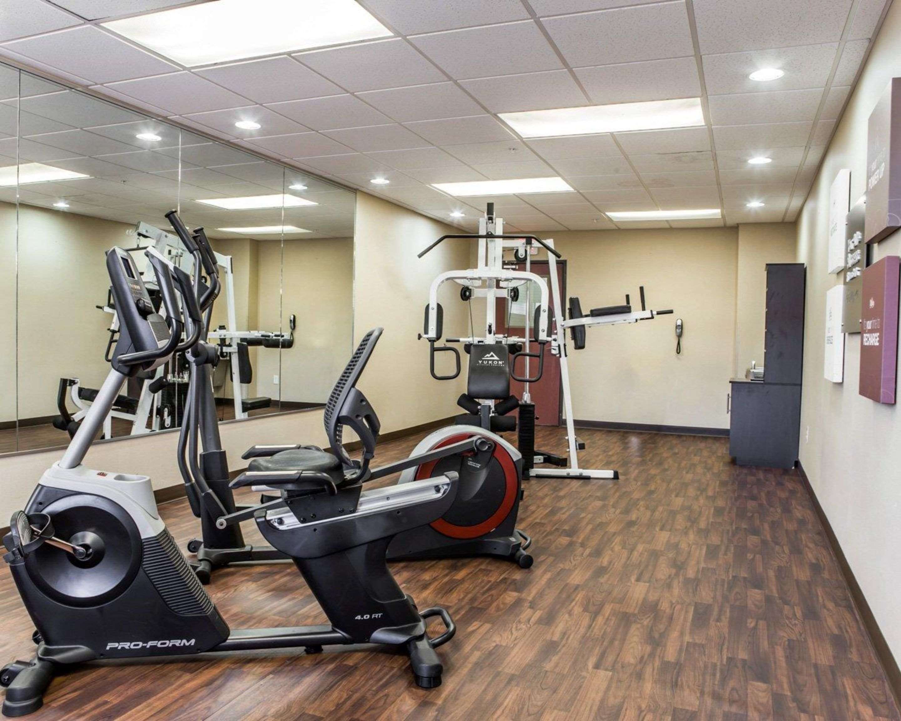 Fitness center with cardio equipment | Fairfield Inn & Suites by Marriott Greensboro Coliseum Area