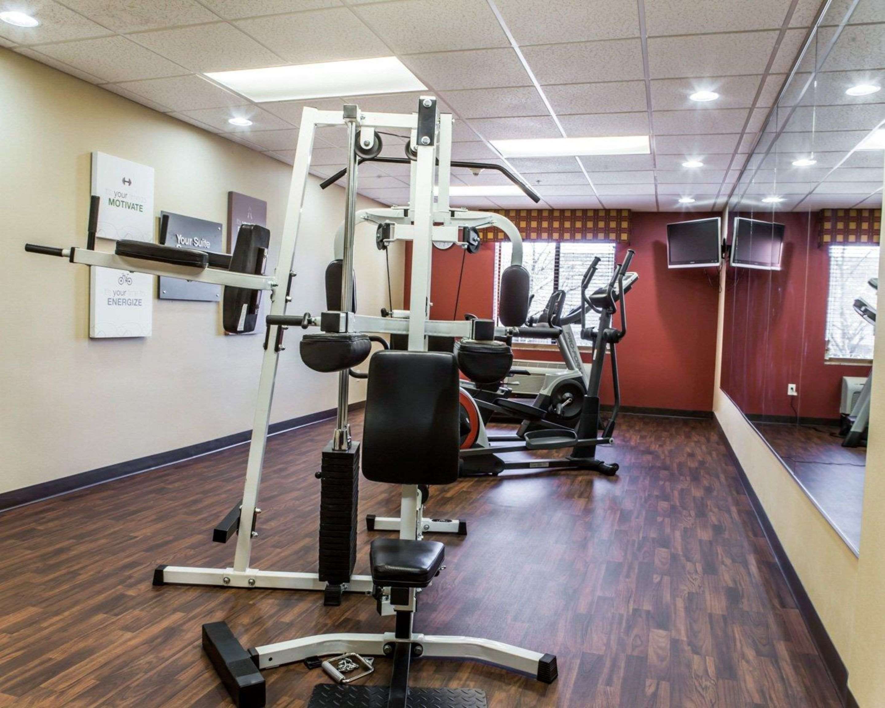 Fitness center with television | Fairfield Inn & Suites by Marriott Greensboro Coliseum Area