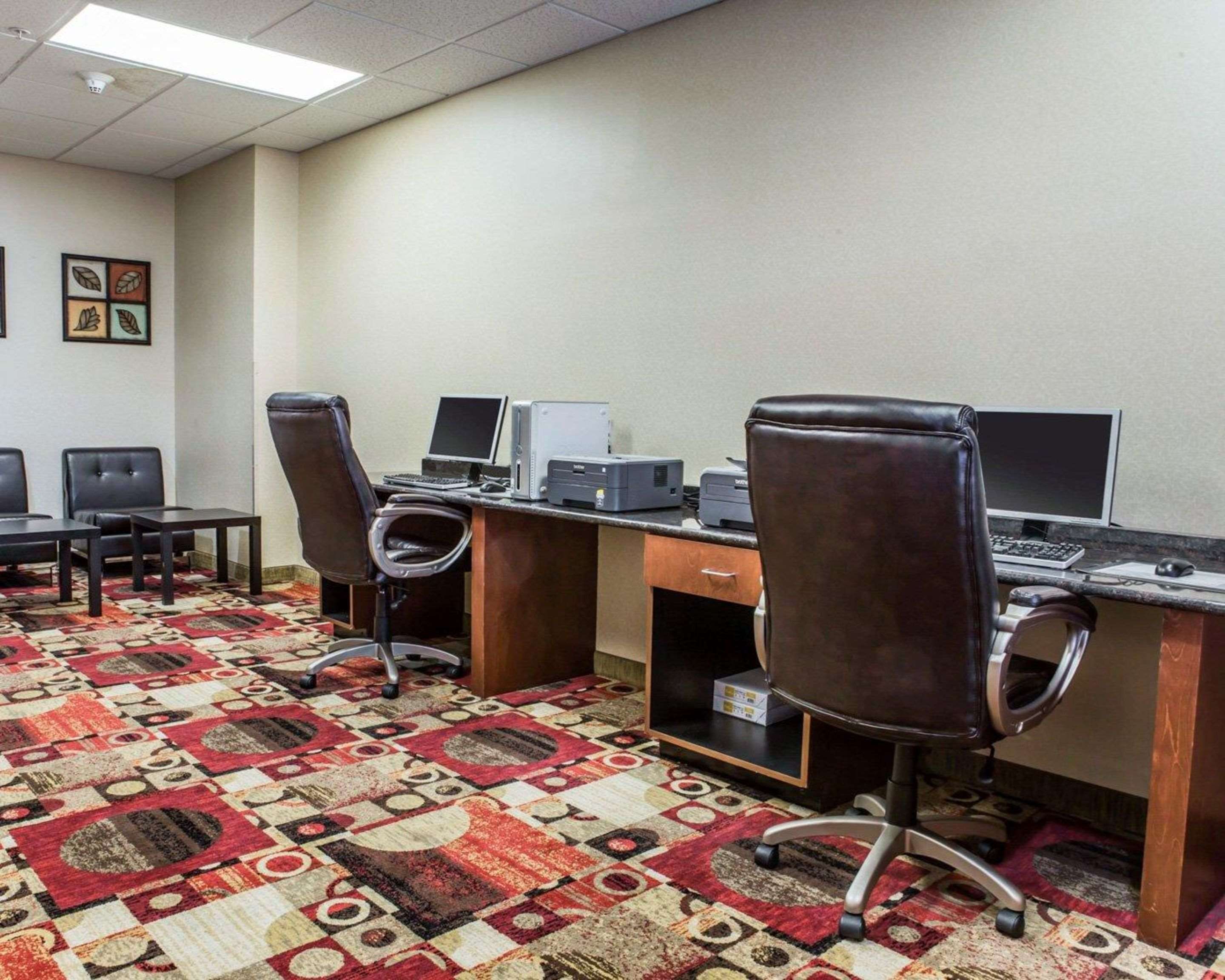 Business center with high-speed Internet access | Fairfield Inn & Suites by Marriott Greensboro Coliseum Area
