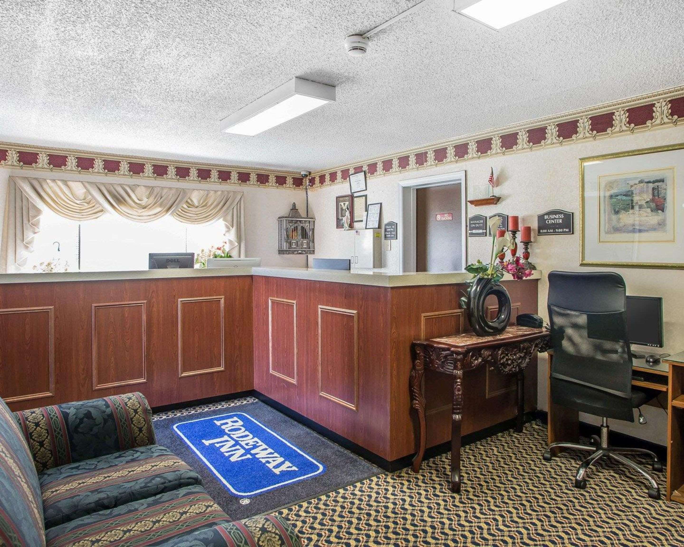 Front desk with friendly staff