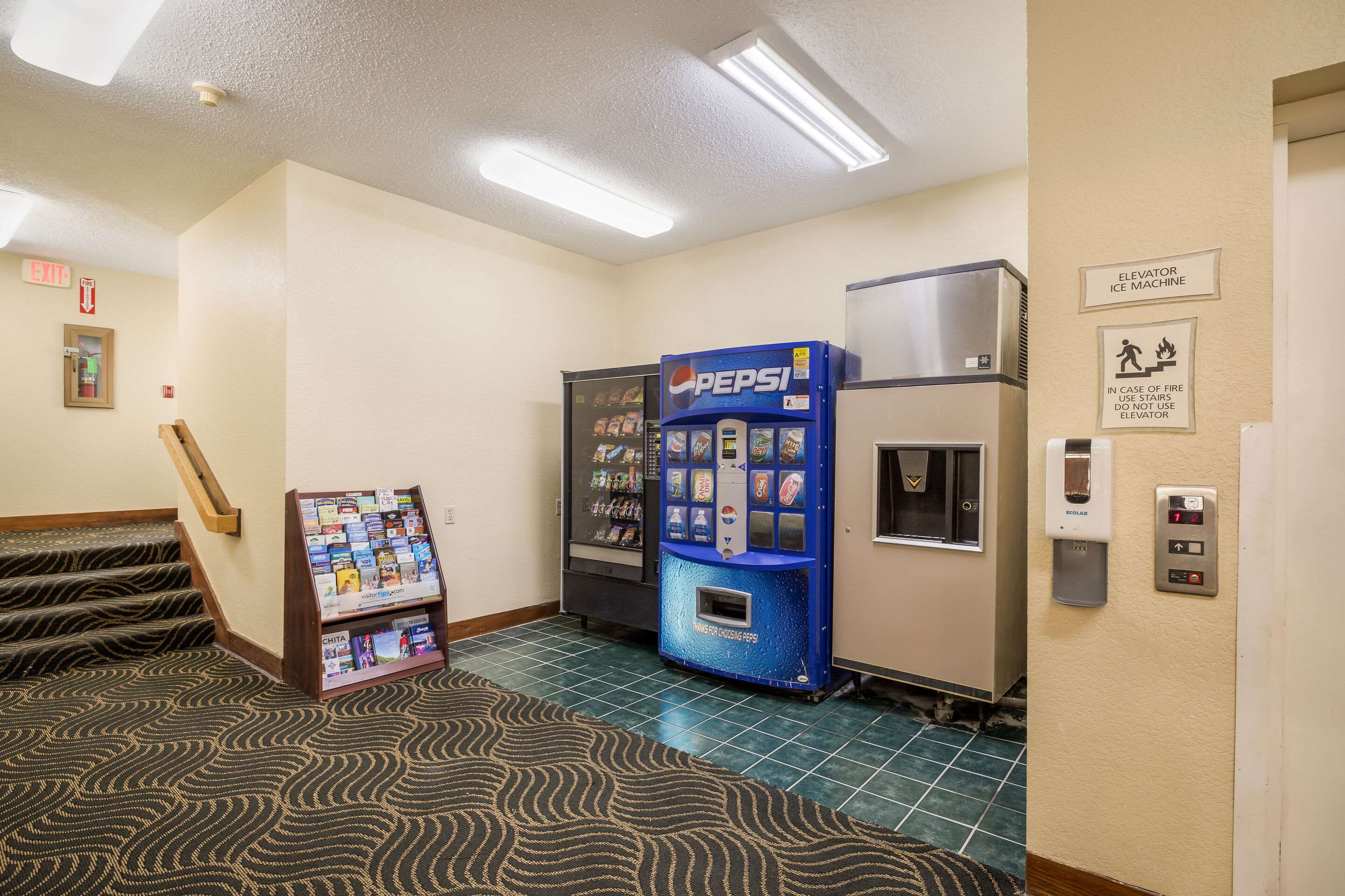 Hotel vending area