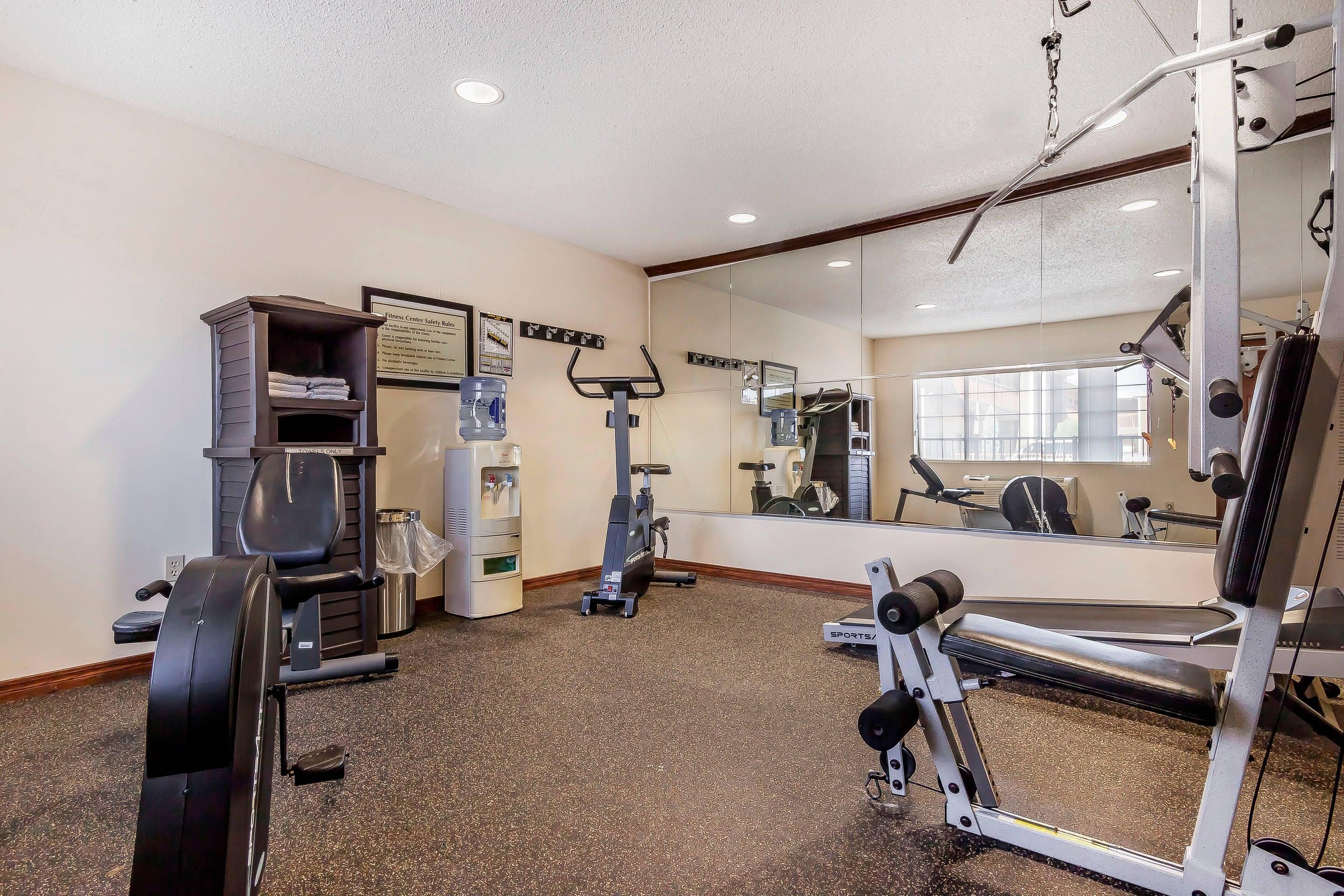 Exercise room | Quality Inn & Suites Owasso US-169