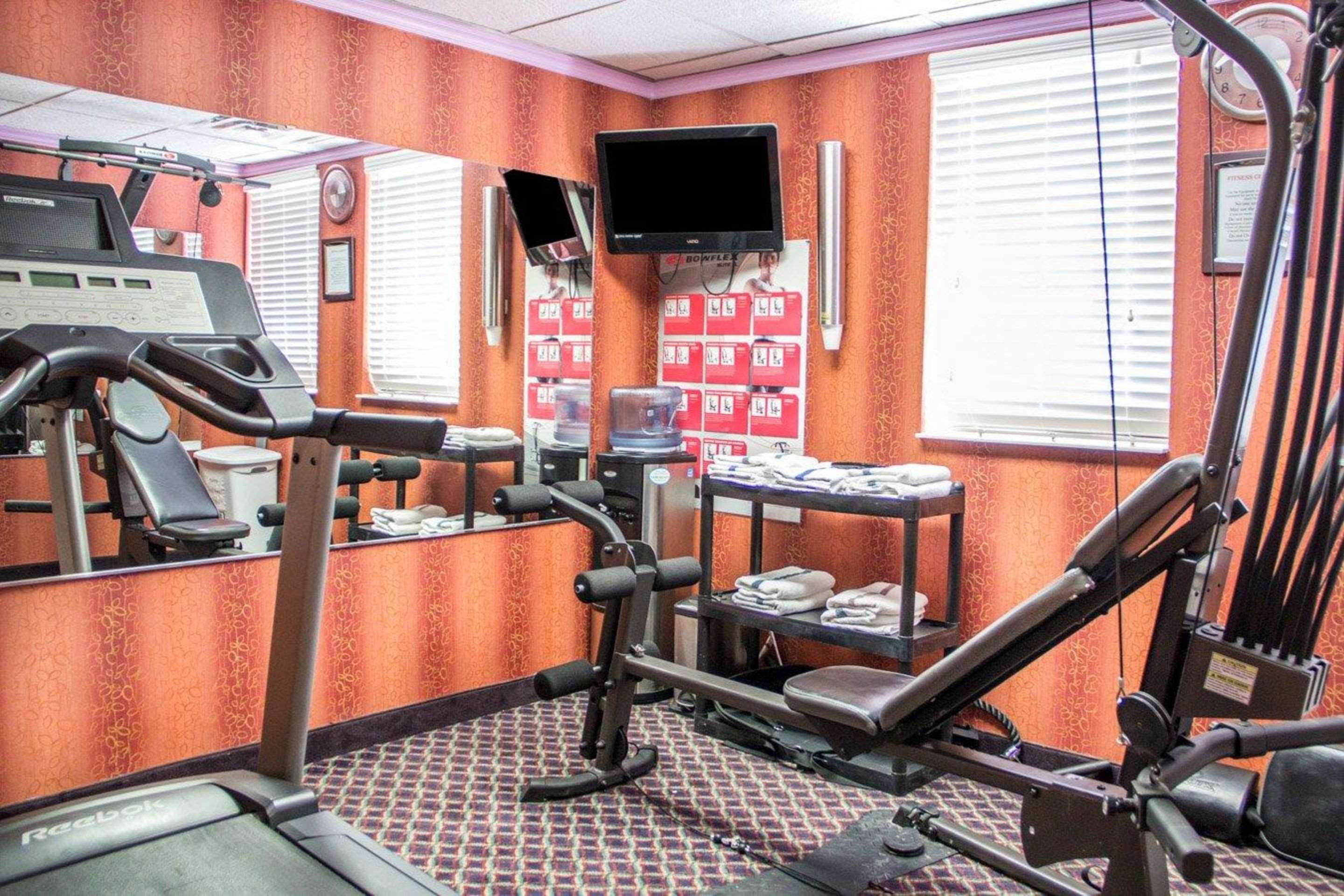 Fitness center with cardio equipment | Quality Inn Broken Arrow - Tulsa