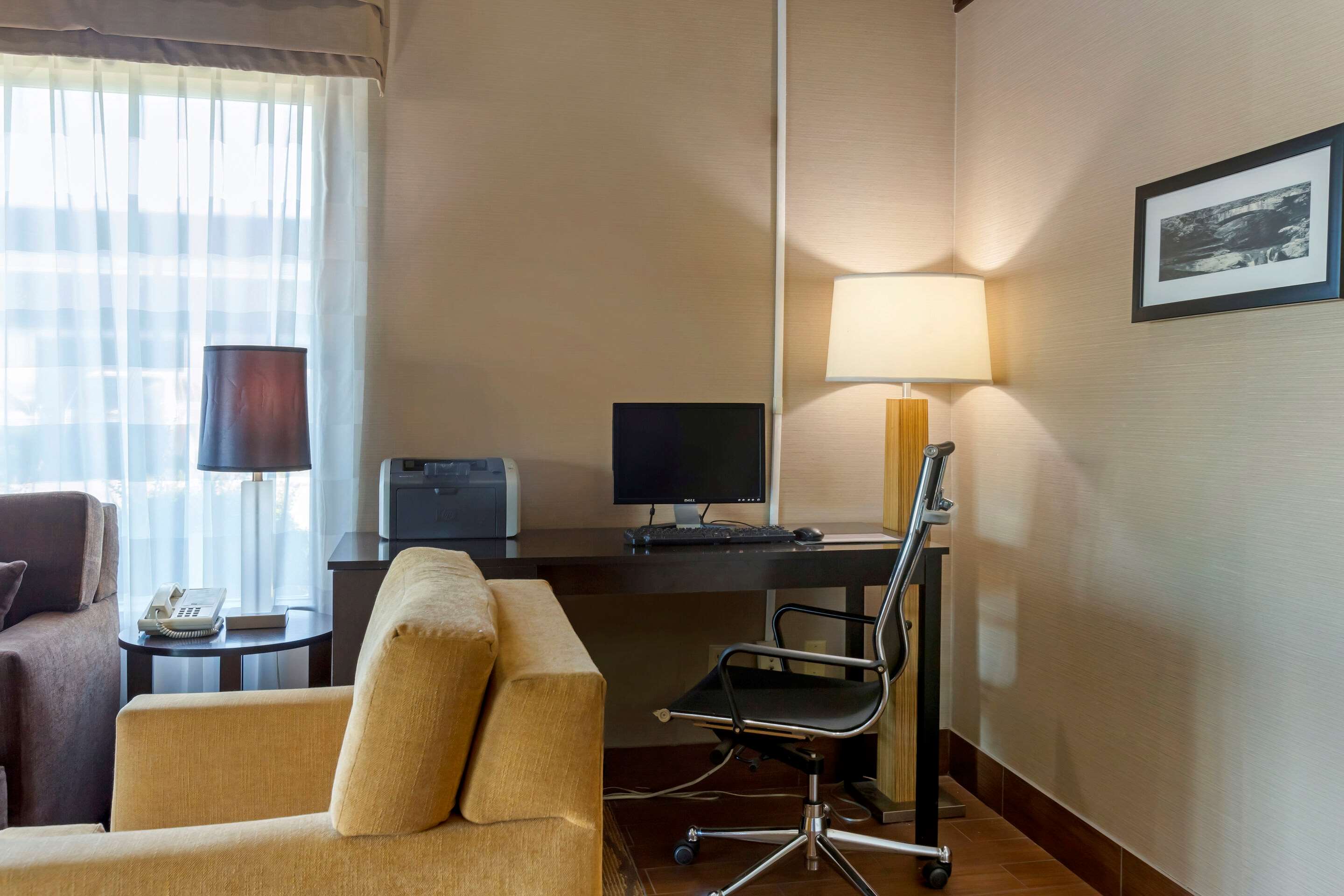 Computer in the lobby