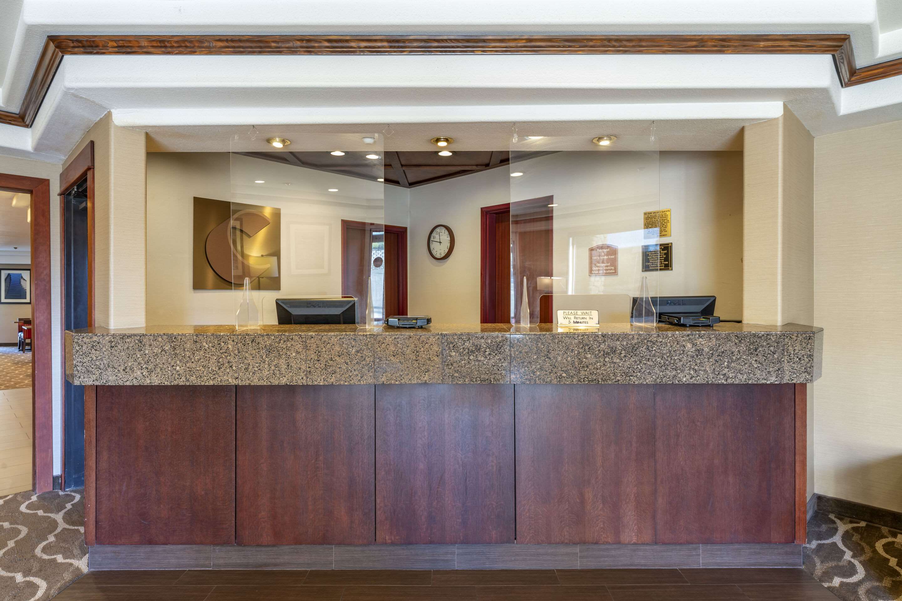 Front desk