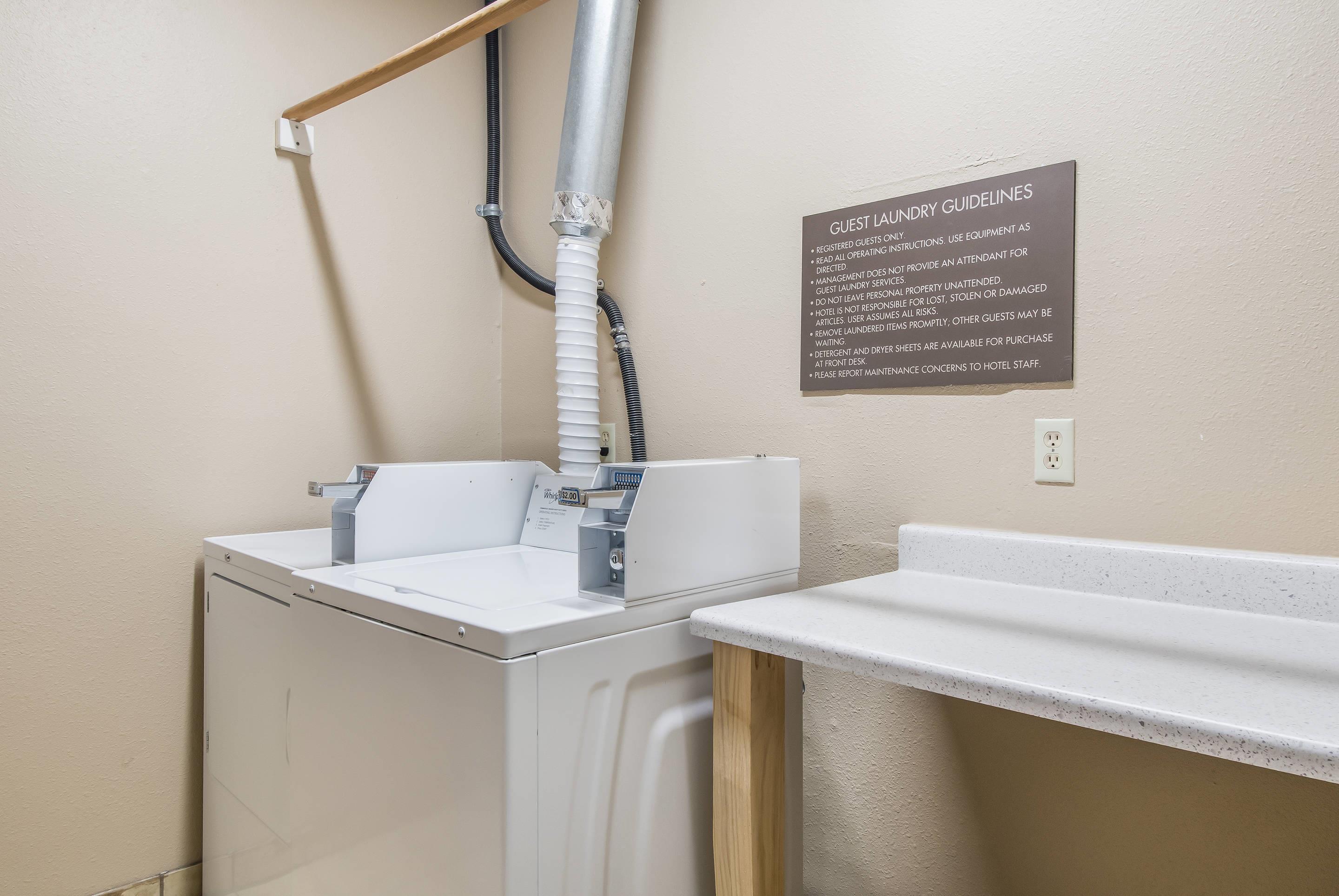 Guest laundry facilities | Comfort Inn Newport