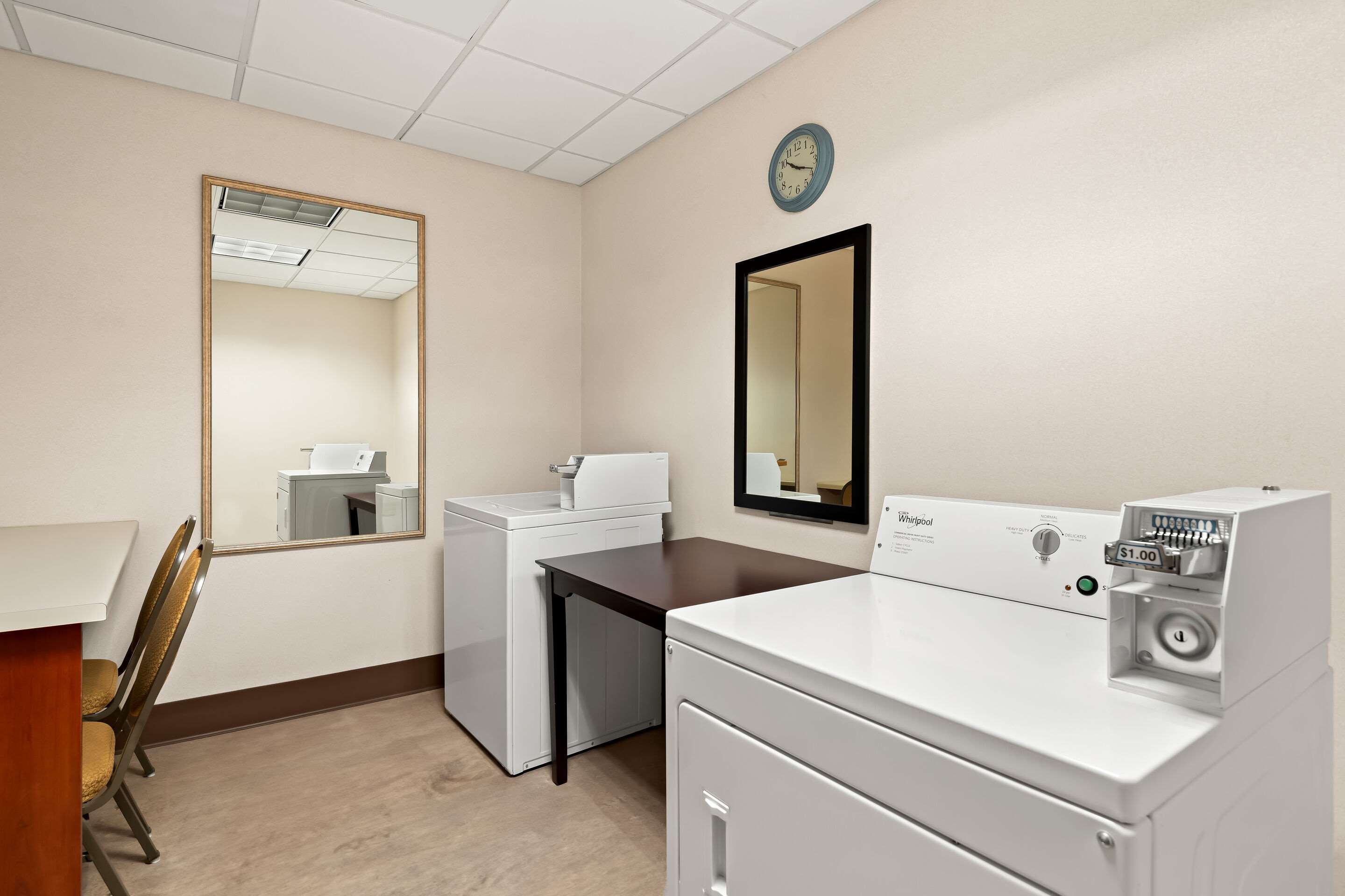 Guest laundry facilities