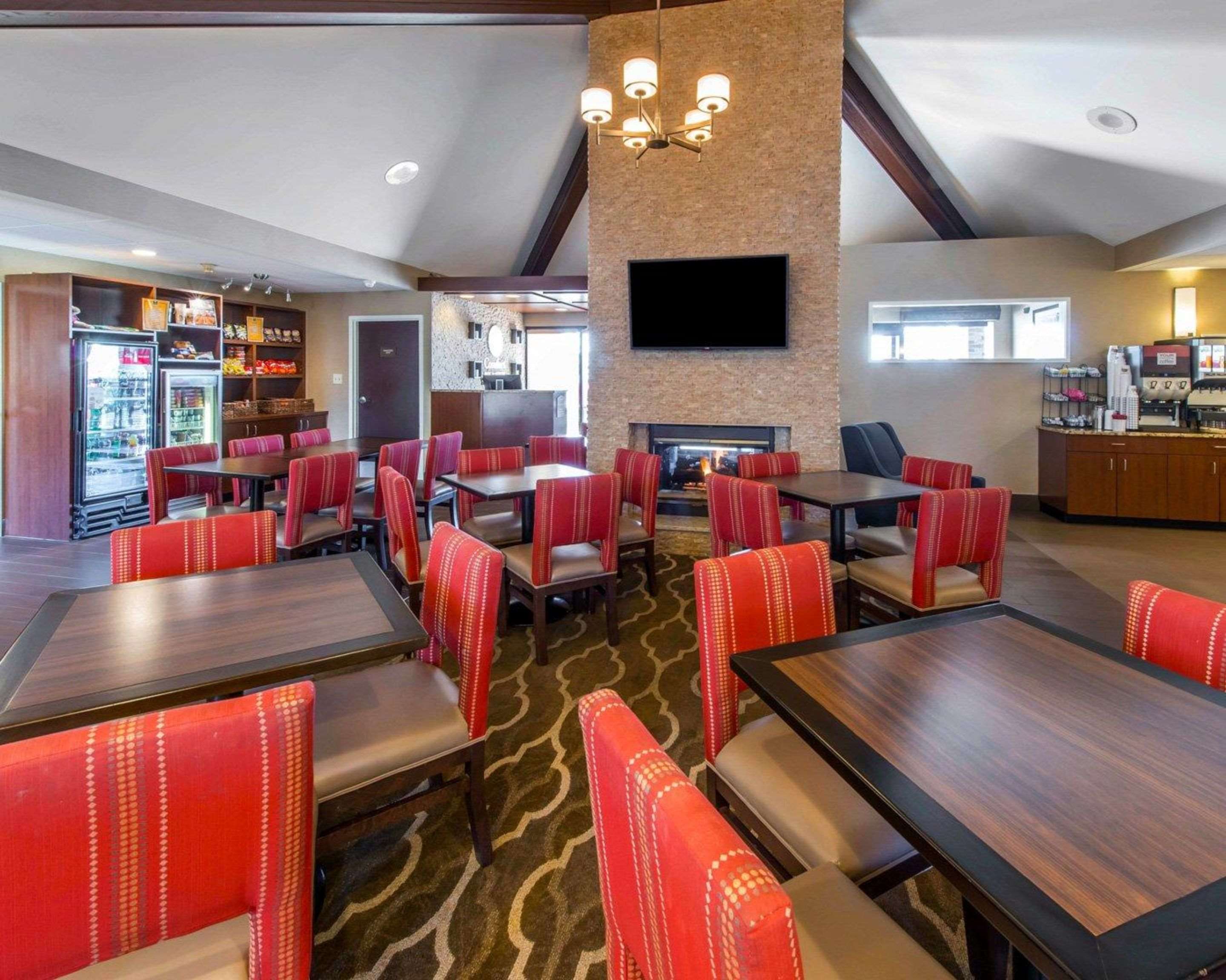 Breakfast area in the lobby | Comfort Inn & Suites