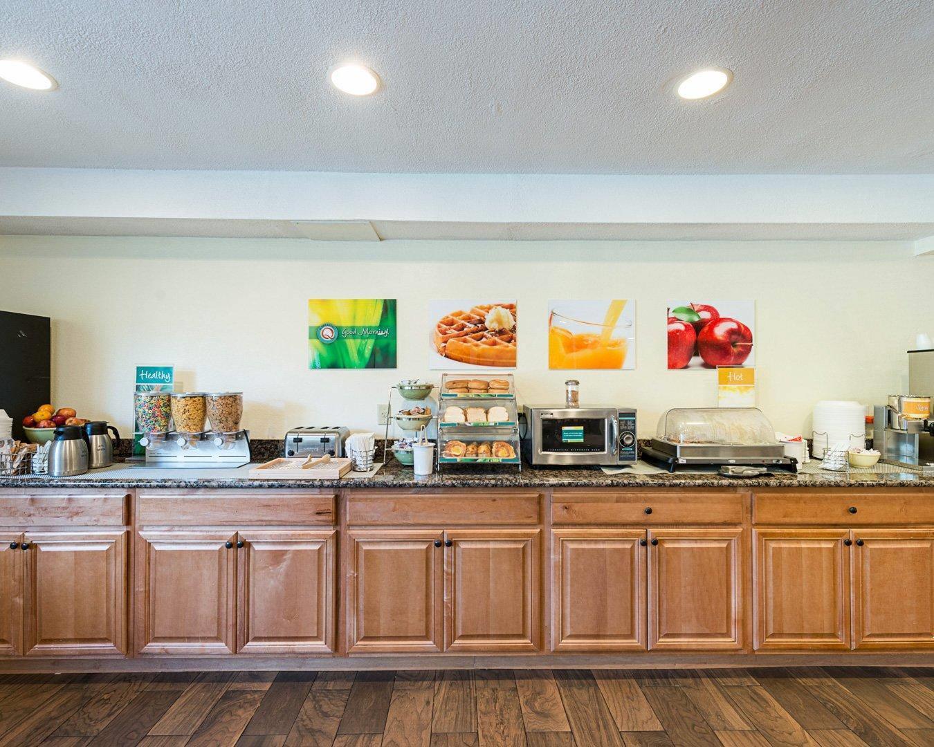 Assorted breakfast items | Quality Inn & Suites - Gettysburg
