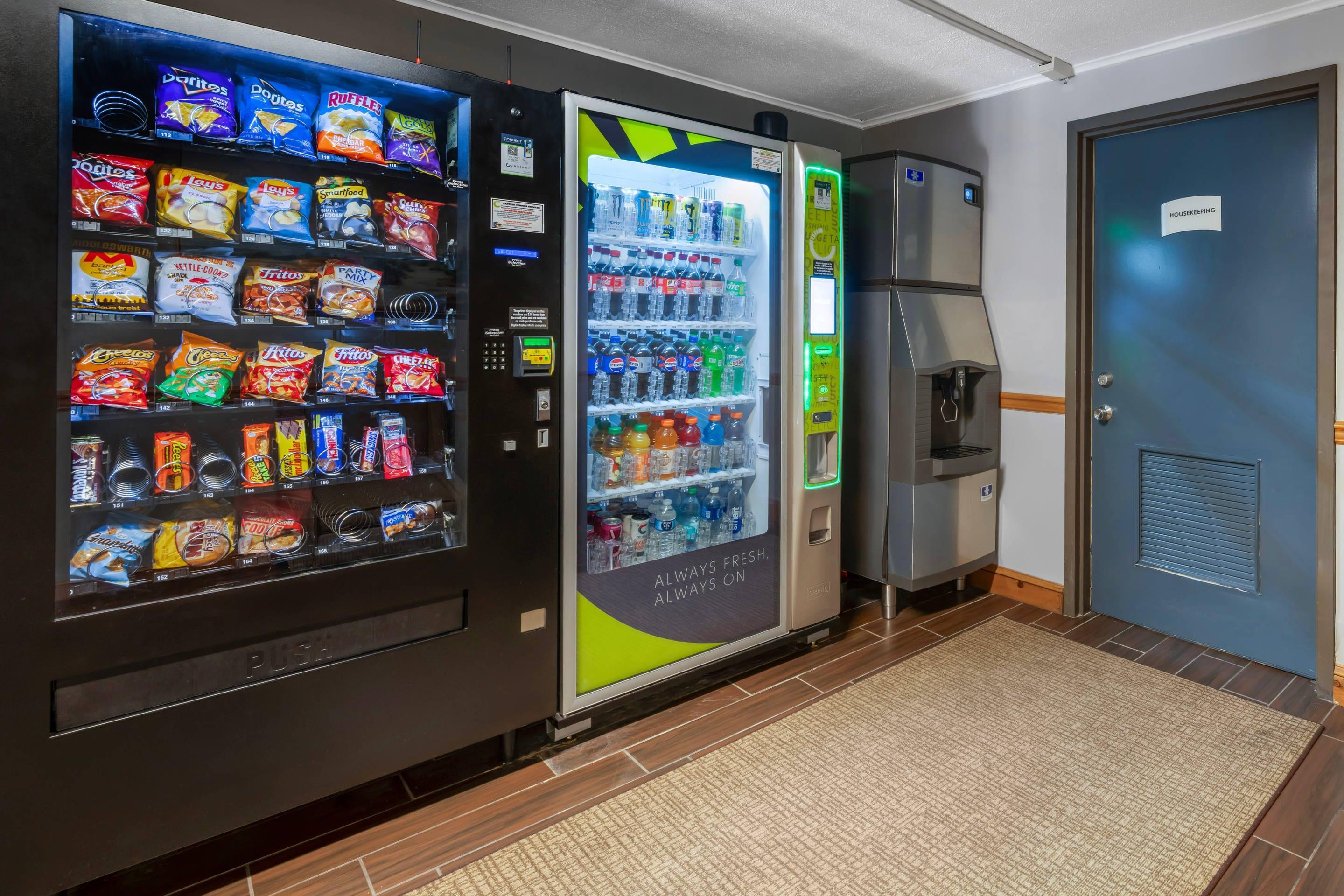 Hotel vending area