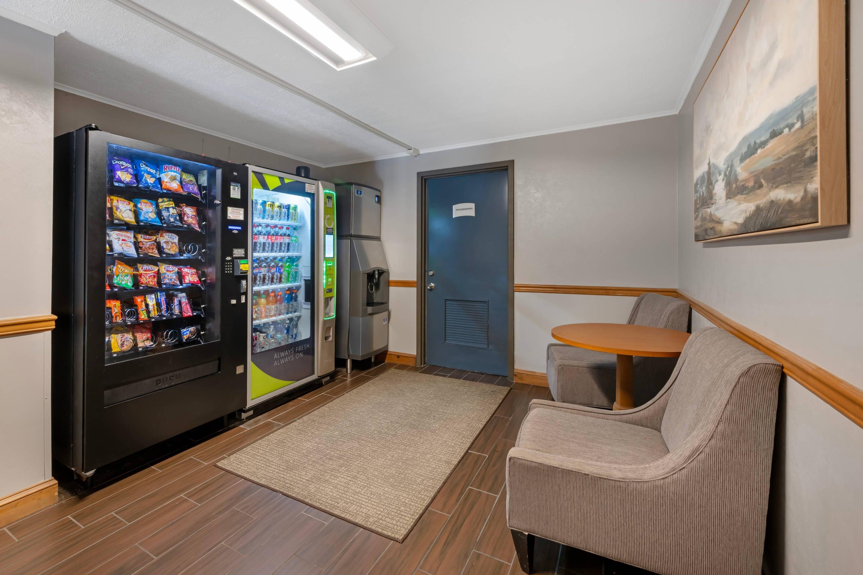 Hotel vending area