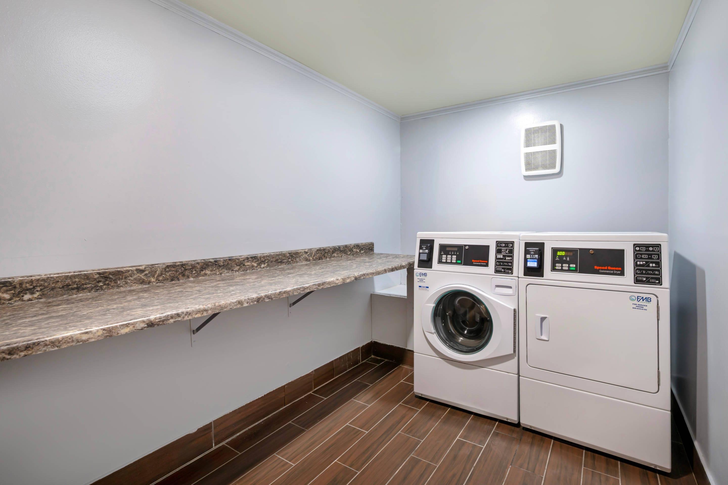 Guest laundry facilities