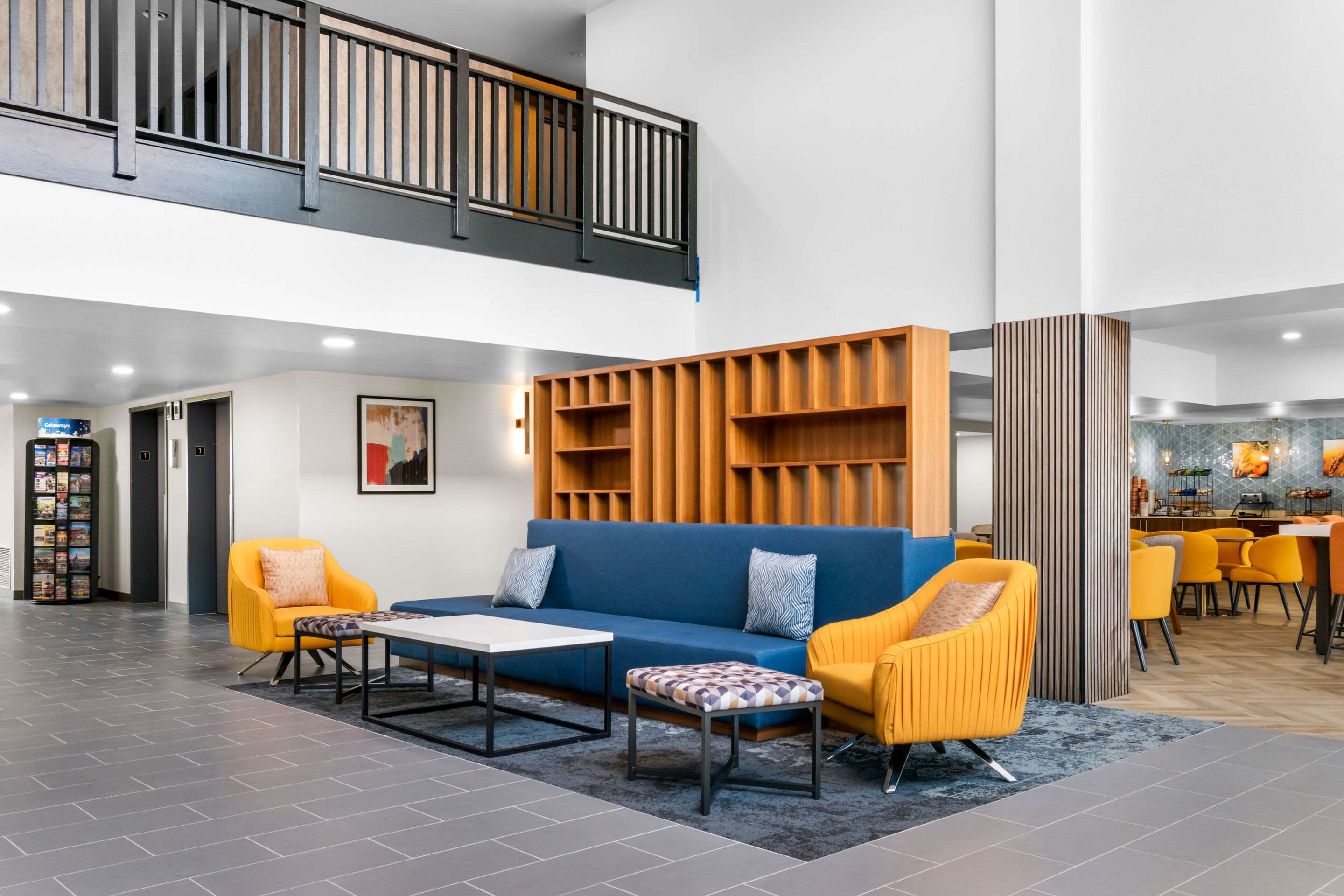 Spacious lobby with sitting area | Comfort Inn & Suites York